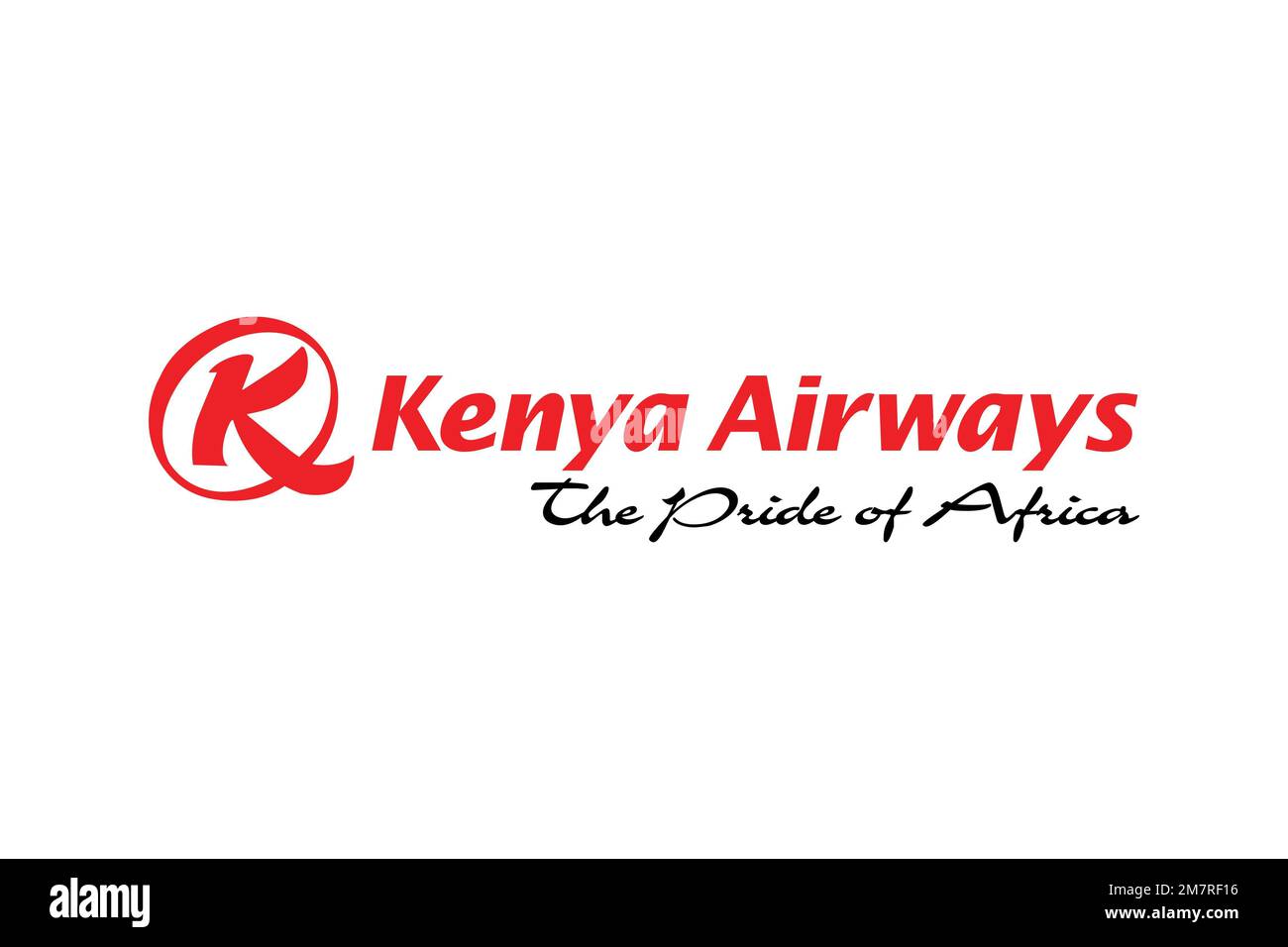 Kenya Airways, Logo, White background Stock Photo Alamy