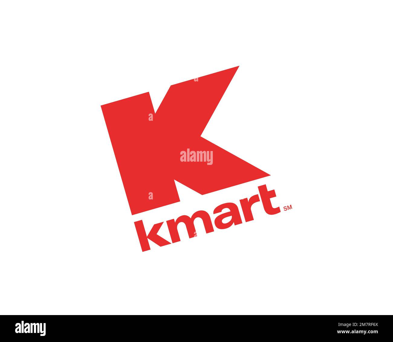 Kmart, Rotated Logo, White Background Stock Photo Alamy