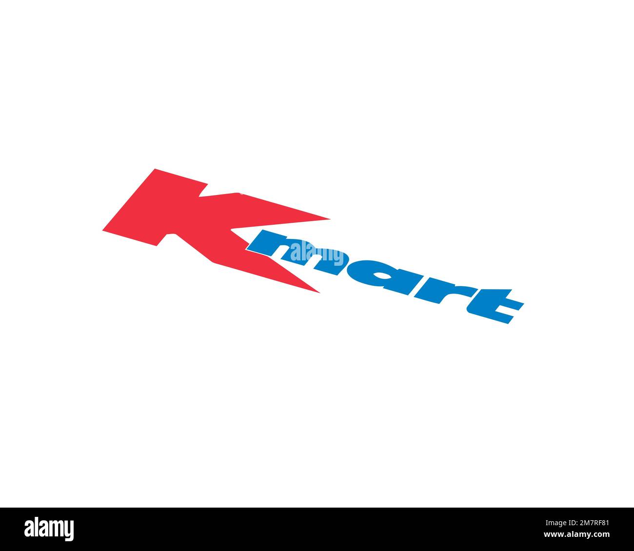 Kmart Australia, Rotated Logo, White Background B Stock Photo Alamy