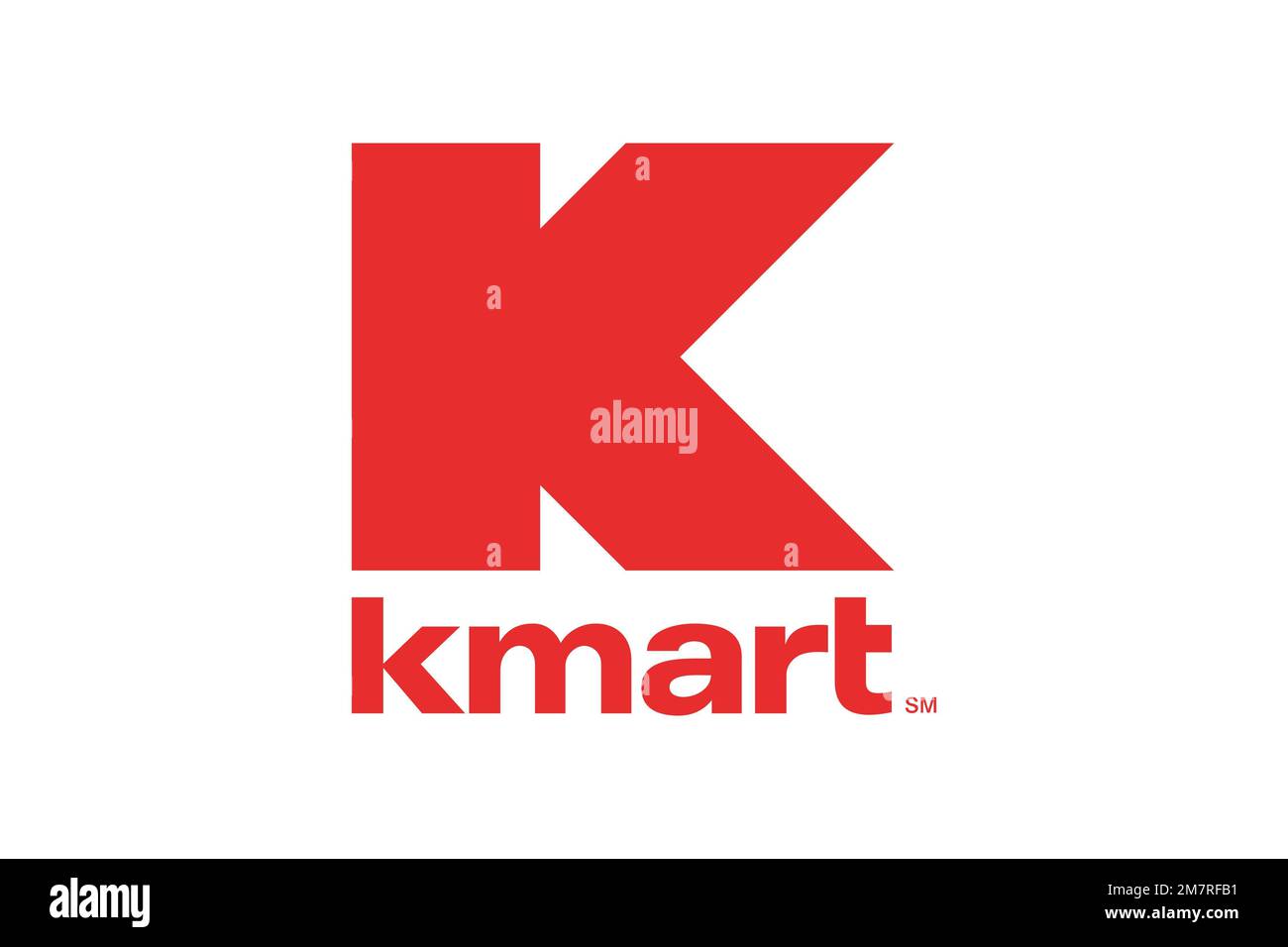 Kmart, Logo, White background Stock Photo