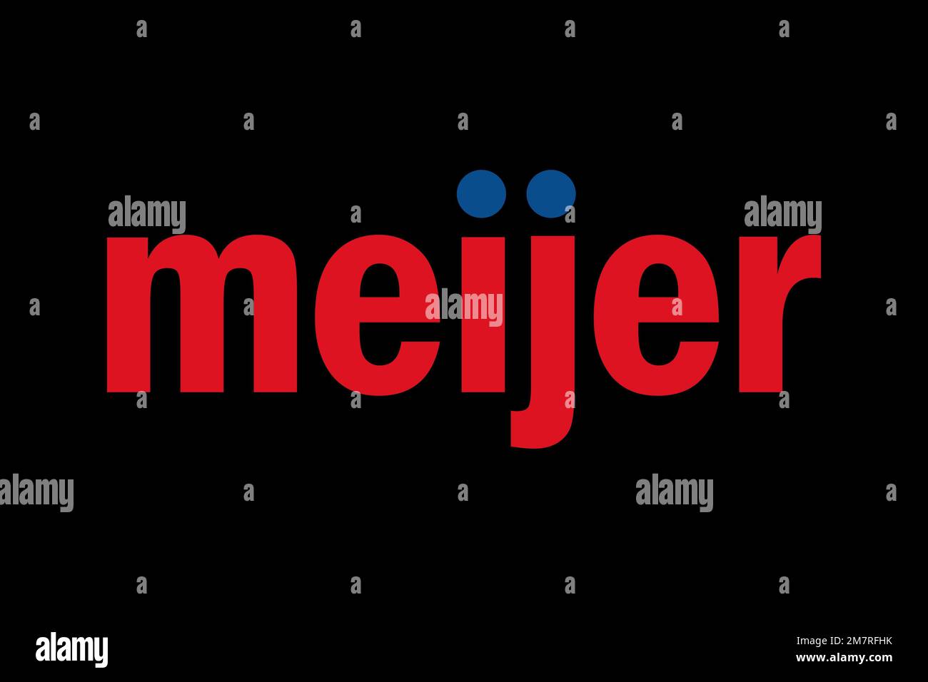 Meijer, Logo, Black background Stock Photo - Alamy