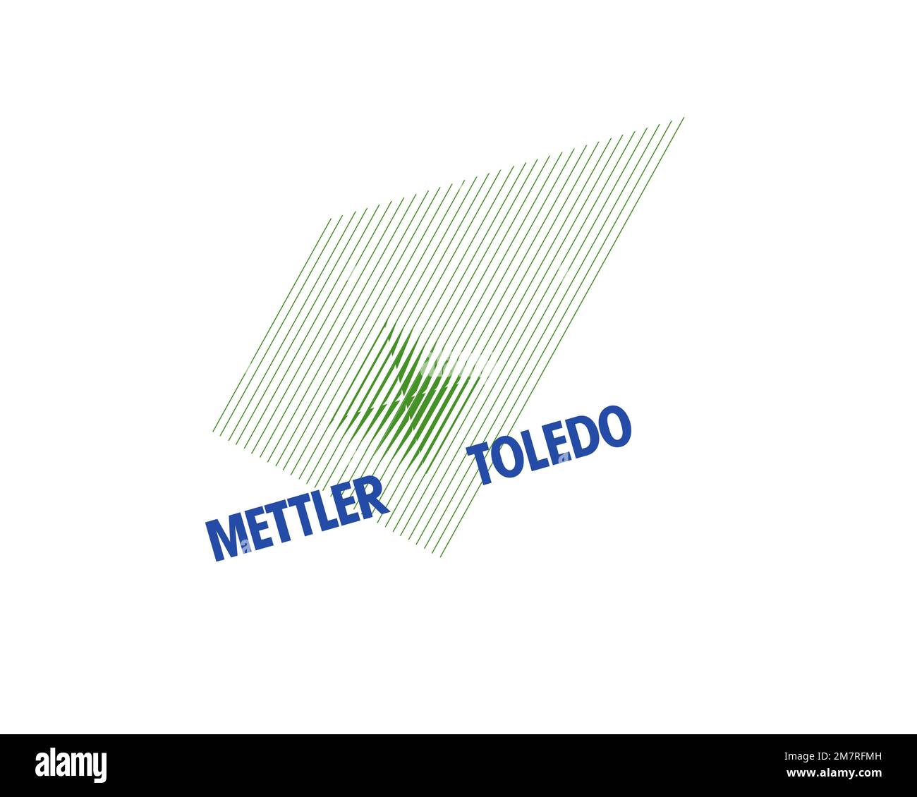 Mettler Toledo, rotated logo, white background Stock Photo Alamy