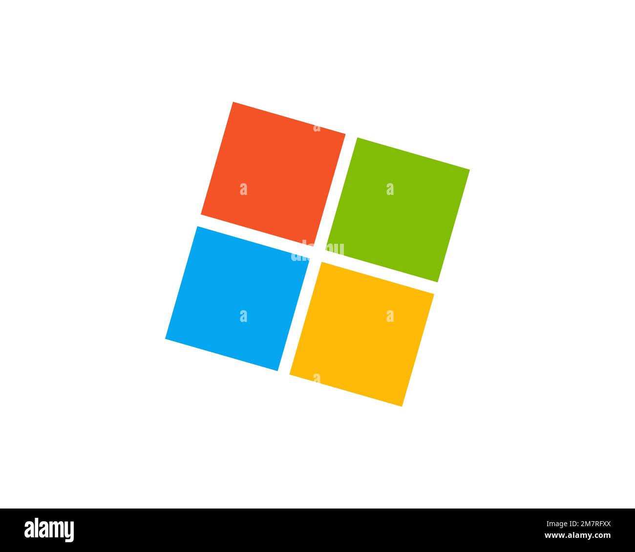 Microsoft Store, Rotated Logo, White Background B Stock Photo - Alamy