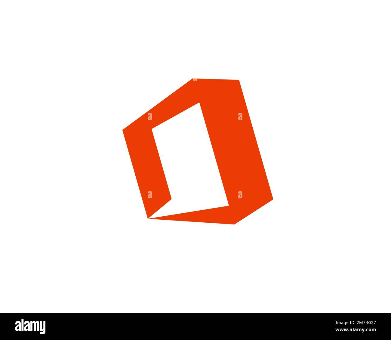 Microsoft Office 2013, rotated logo, white background Stock Photo Alamy