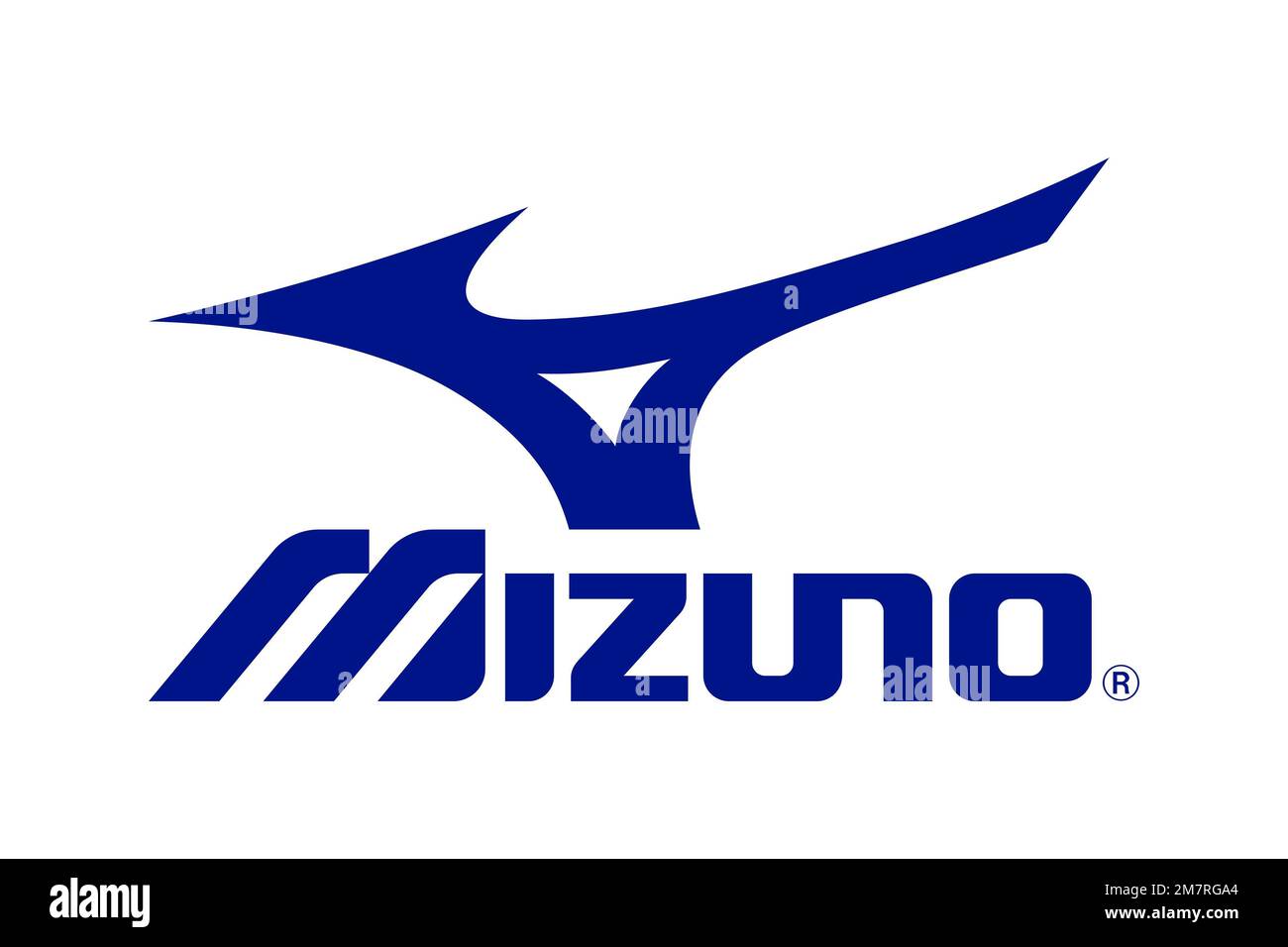 Mizuno Corporation Logo White Background Stock Photo Alamy