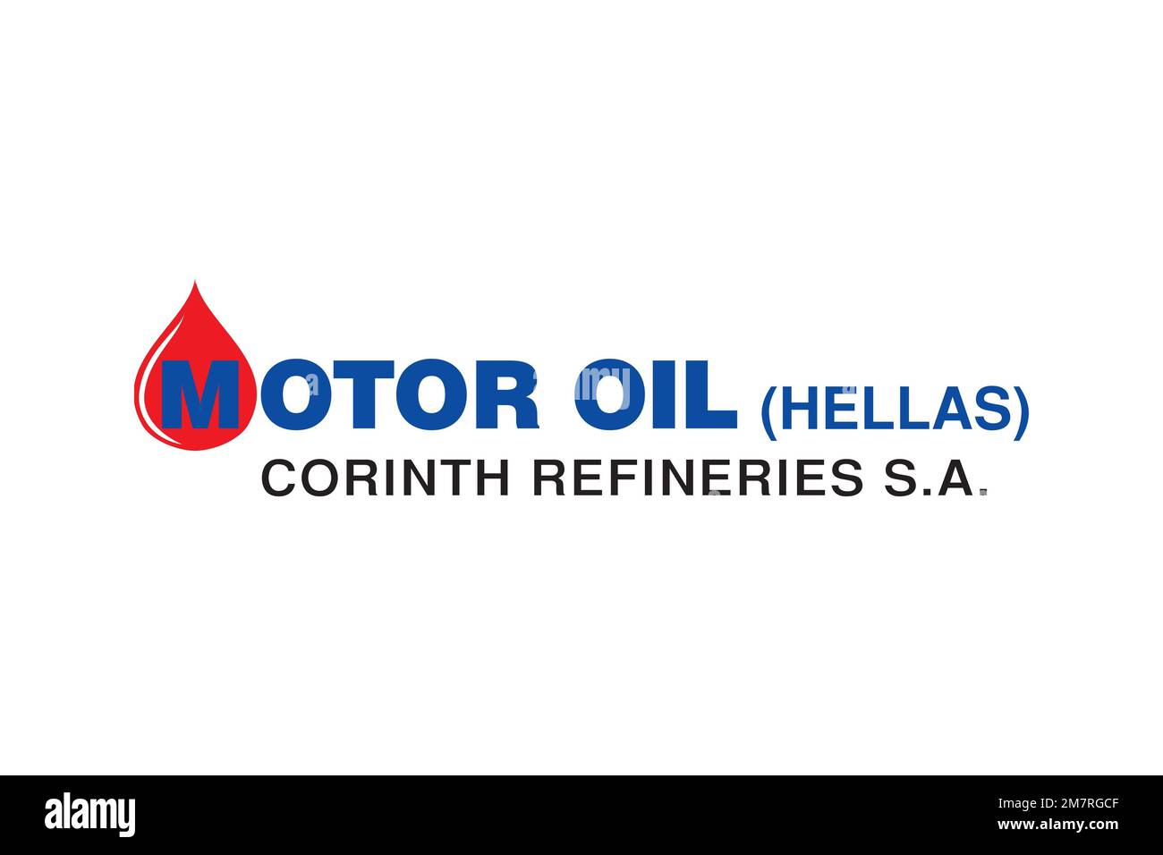 Motor Oil Hellas, Logo, White background Stock Photo Alamy