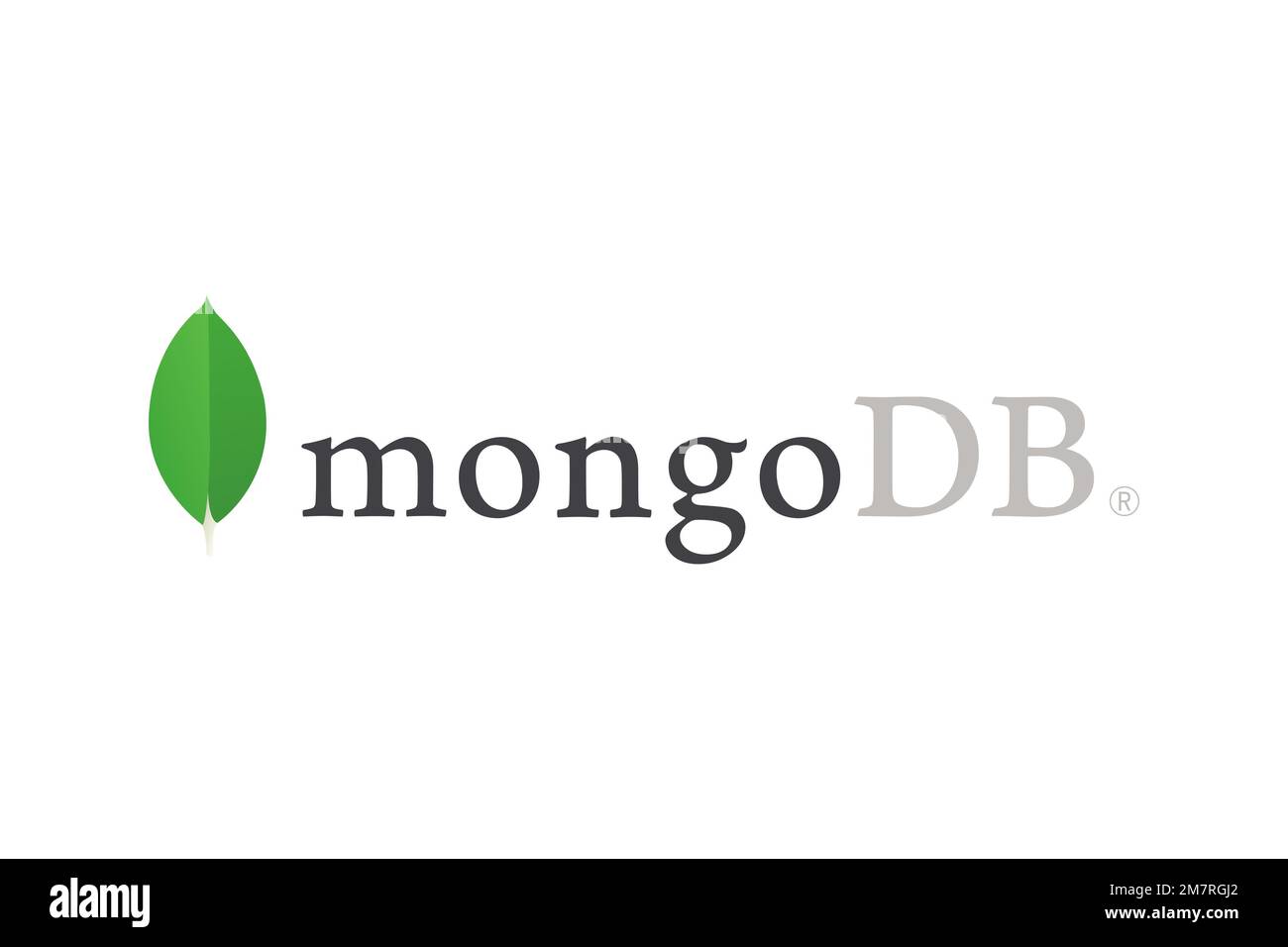 MongoDB, Logo, White background Stock Photo - Alamy