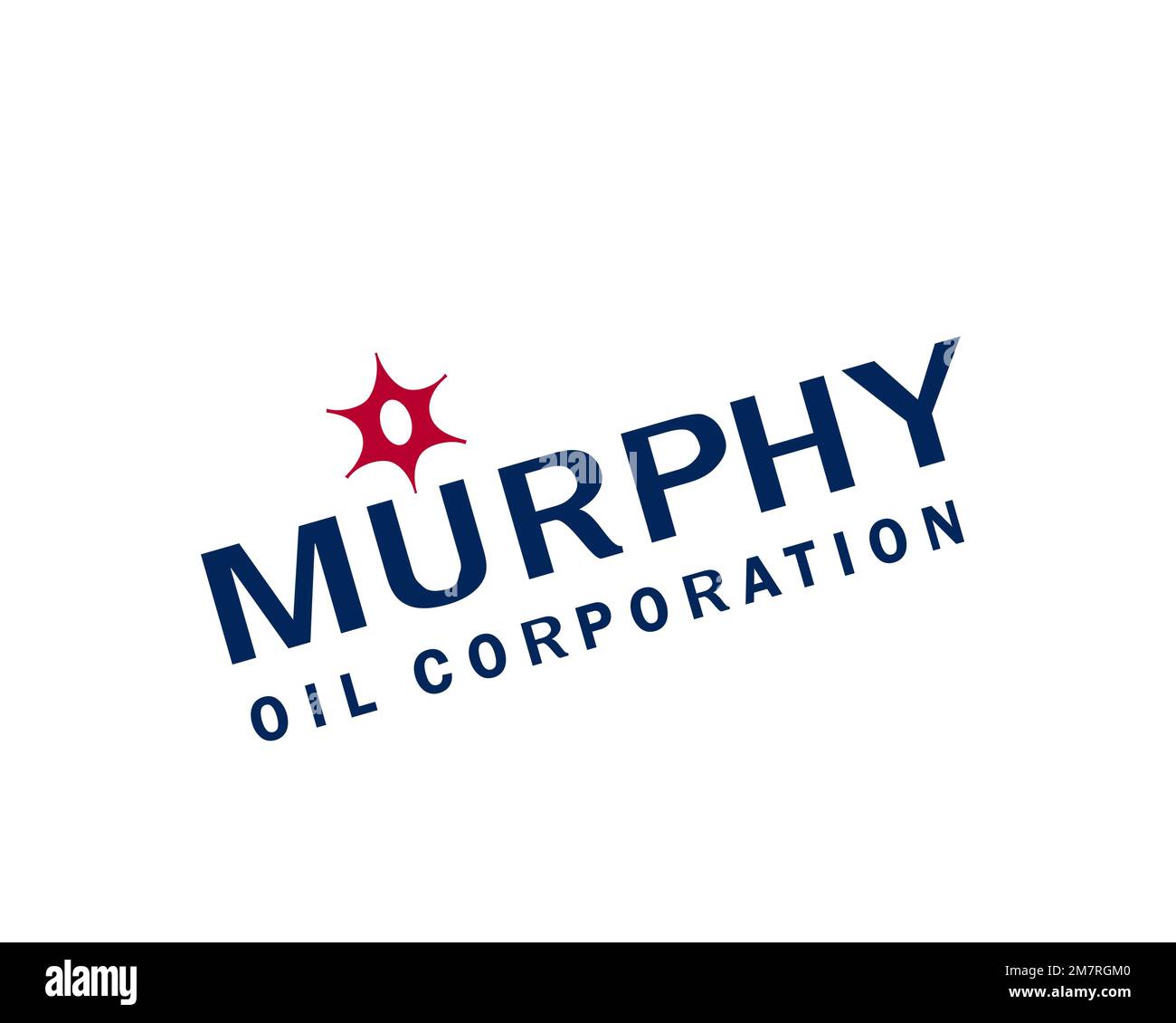 Murphy Oil, Rotated Logo, White Background Stock Photo Alamy