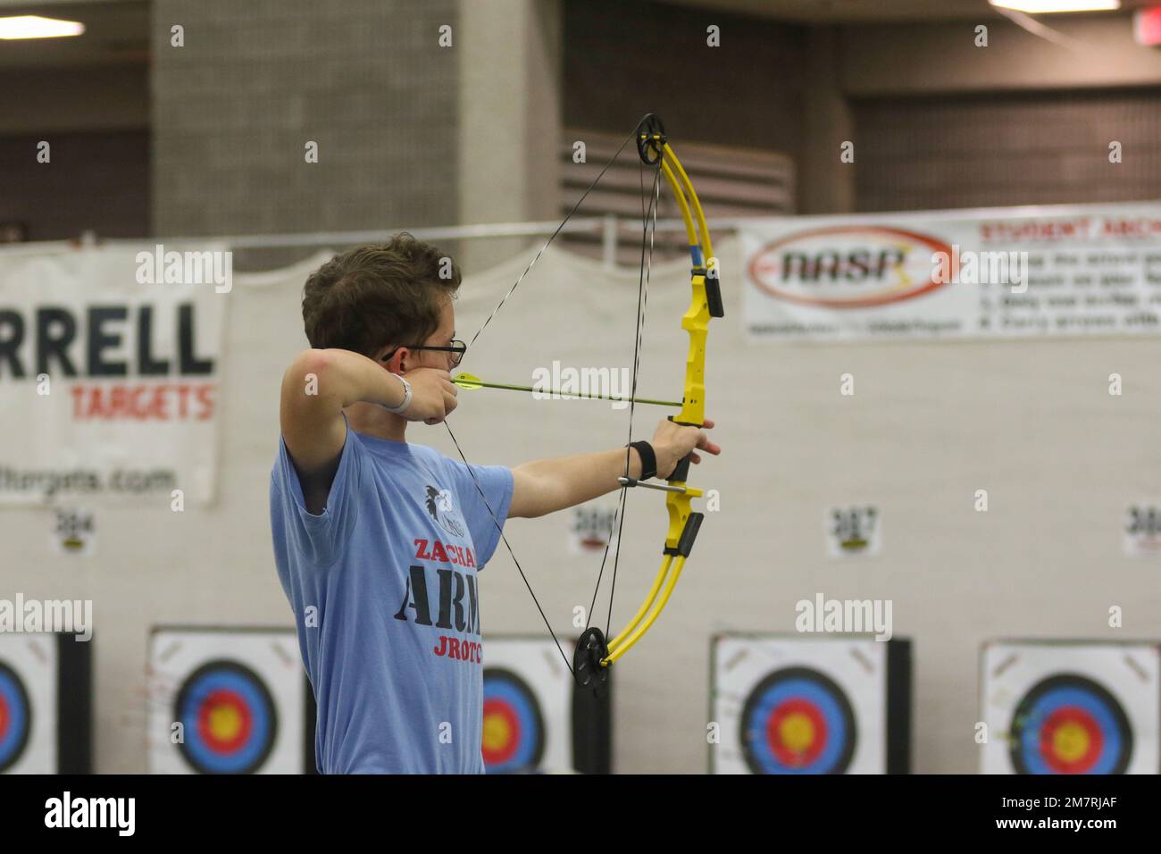 Over 100 JROTC Cadets from 13 varioud high schools competed in the