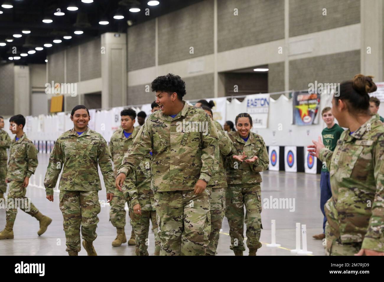 Over 100 JROTC Cadets from 13 varioud high schools competed in the