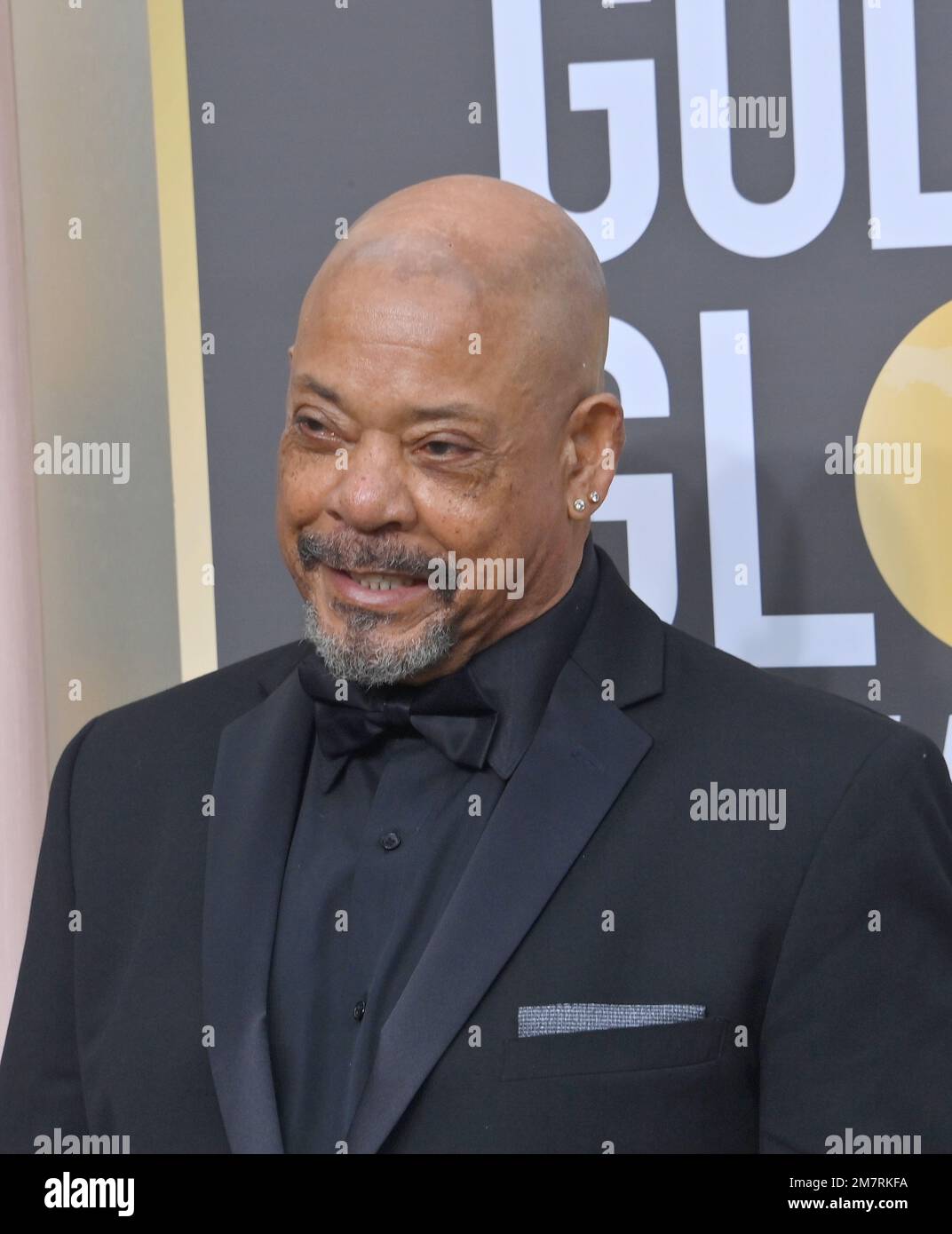 Beverly Hills, United States. 10th Jan, 2023. Carl Franklin arrives for the 80th annual Golden Globe Awards at the Beverly Hilton in Beverly Hills, California on Tuesday, January 10, 2023. Photo by Jim Ruymen/UPI Credit: UPI/Alamy Live News Stock Photo