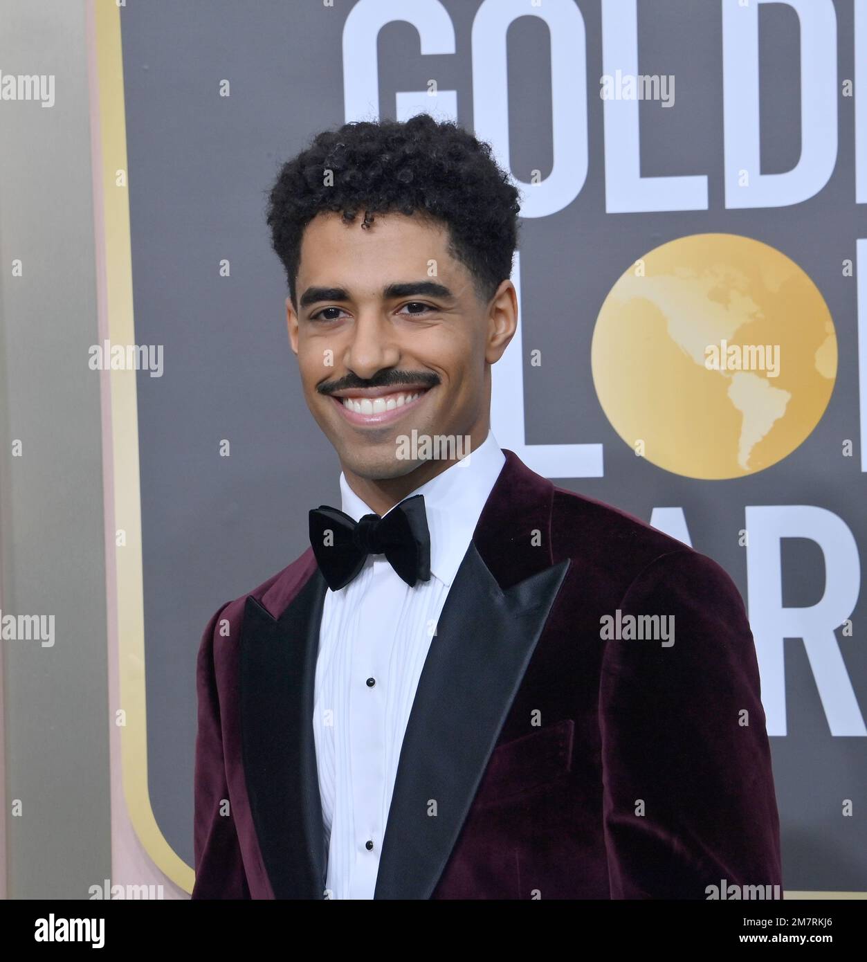 Beverly Hills, United States. 10th Jan, 2023. Boman Martinez-Reid arrives for the 80th annual Golden Globe Awards at the Beverly Hilton in Beverly Hills, California on Tuesday, January 10, 2023. Photo by Jim Ruymen/UPI Credit: UPI/Alamy Live News Stock Photo