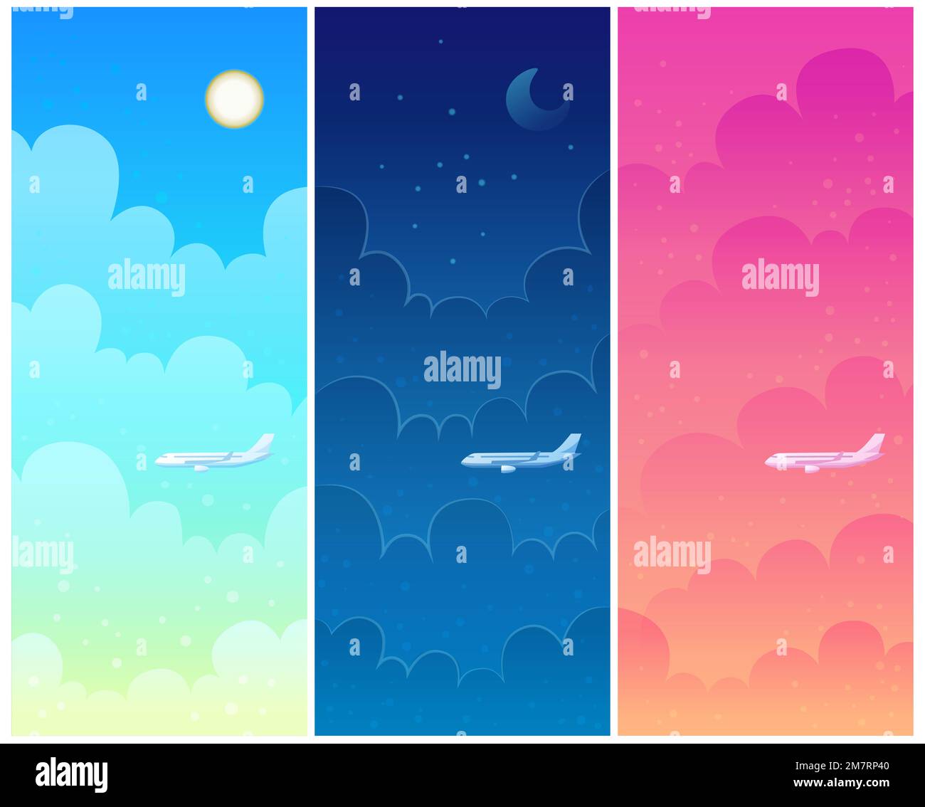night-sky-plane-wing-cut-out-stock-images-pictures-alamy