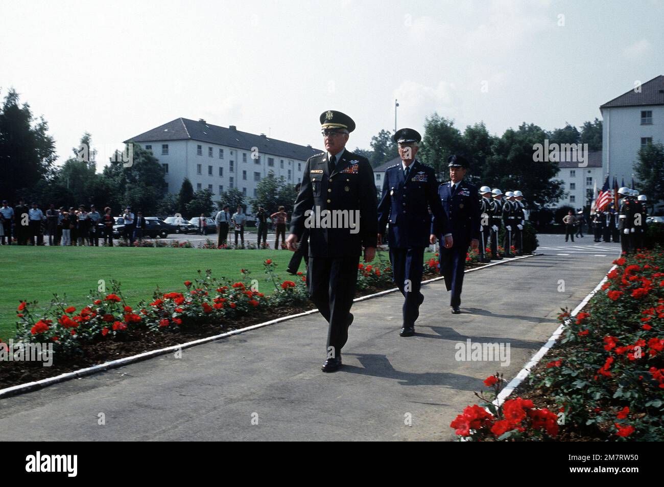 From front to back, GEN Bernard Rogers, GEN James R. Allen, and GEN W.Y ...