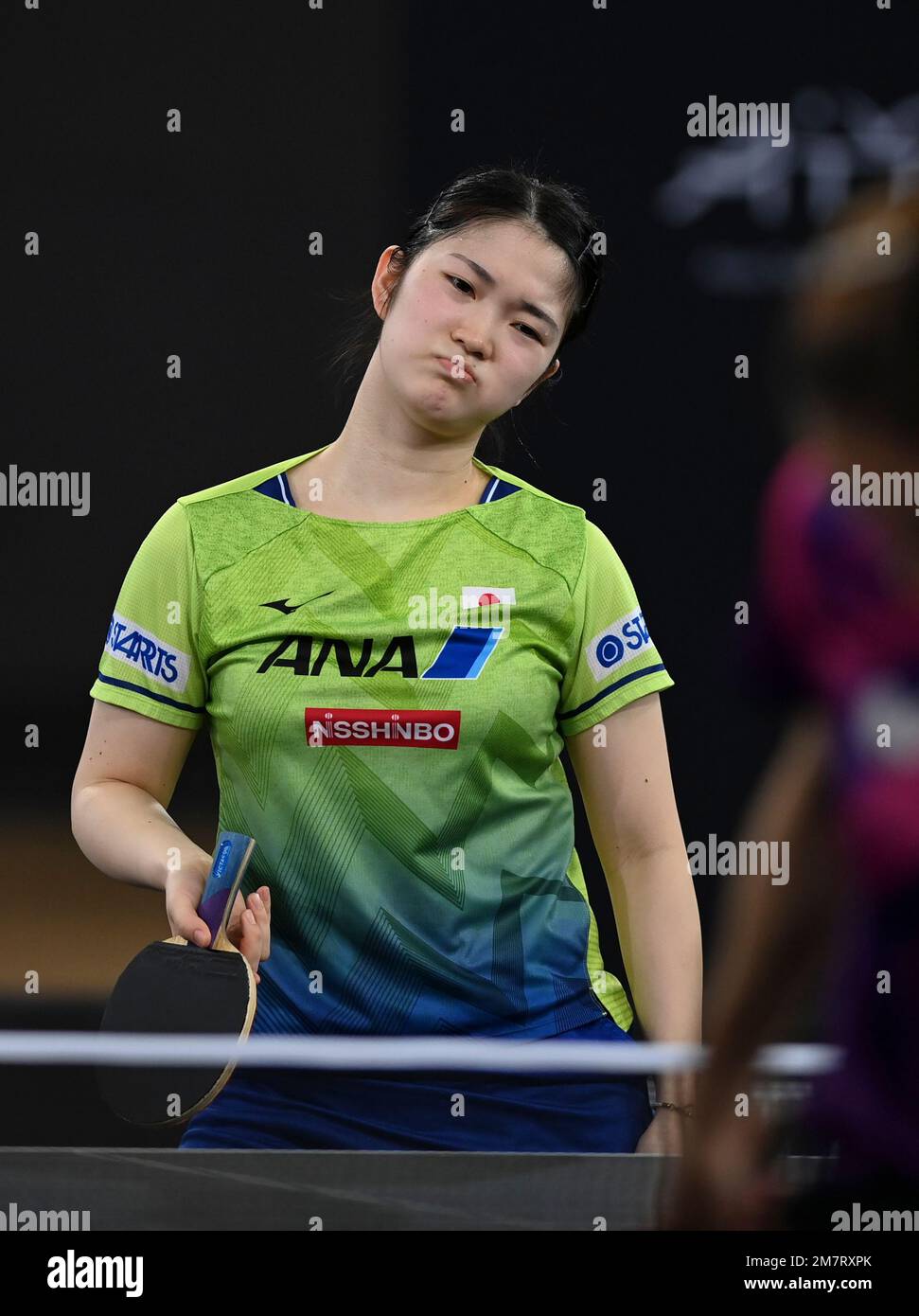 Doha, Qatar. 10th Jan, 2023. Kihara Miyuu of Japan reacts during the