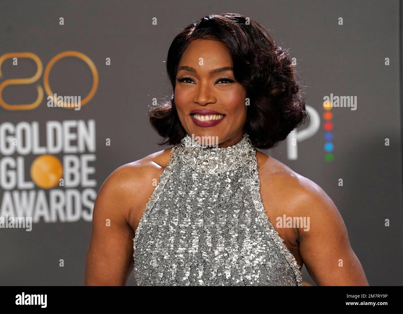 Angela Bassett, winner of the award for best performance by an actress ...
