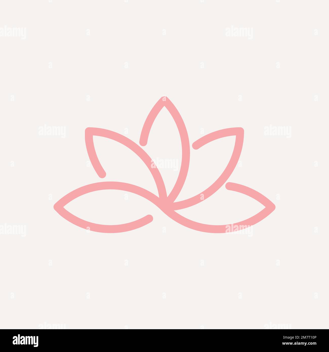 Spa business logo vector lotus icon design Stock Vector