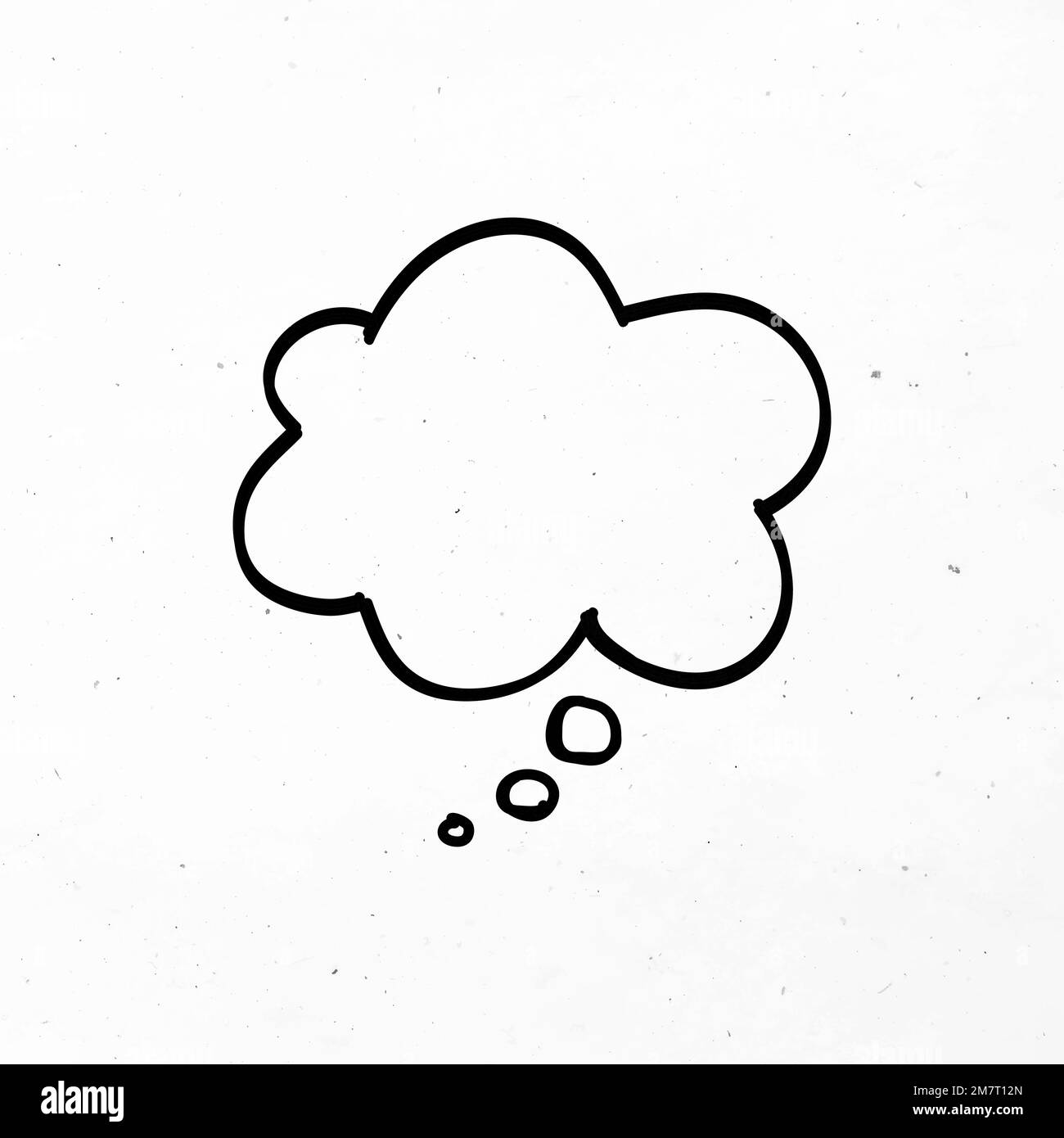 Thought bubble vector black business icon clipart Stock Vector Image ...