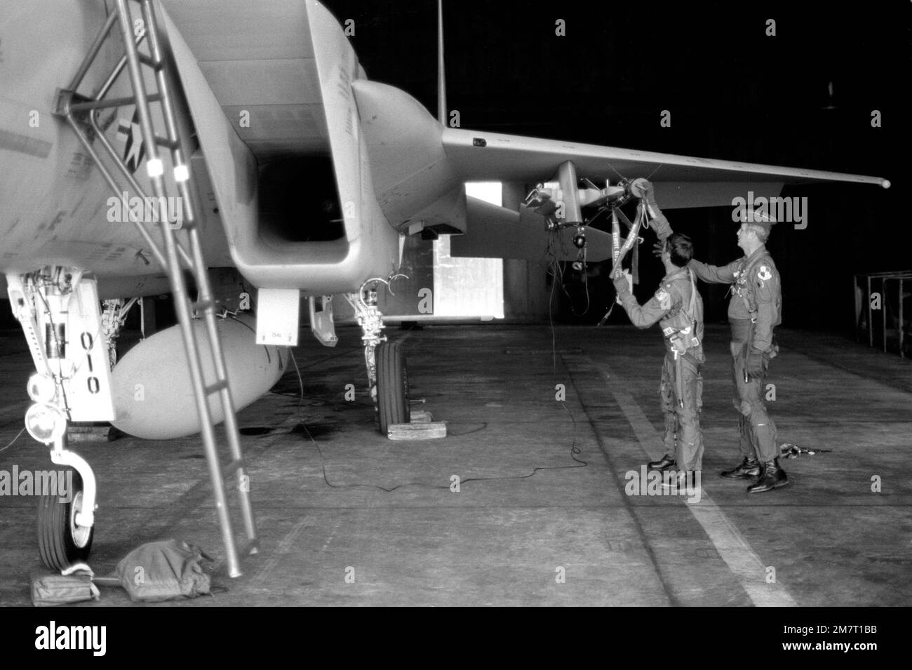 LTC Andrews, left, and COL Chase, commander, 52nd Tactical Fighter Wing