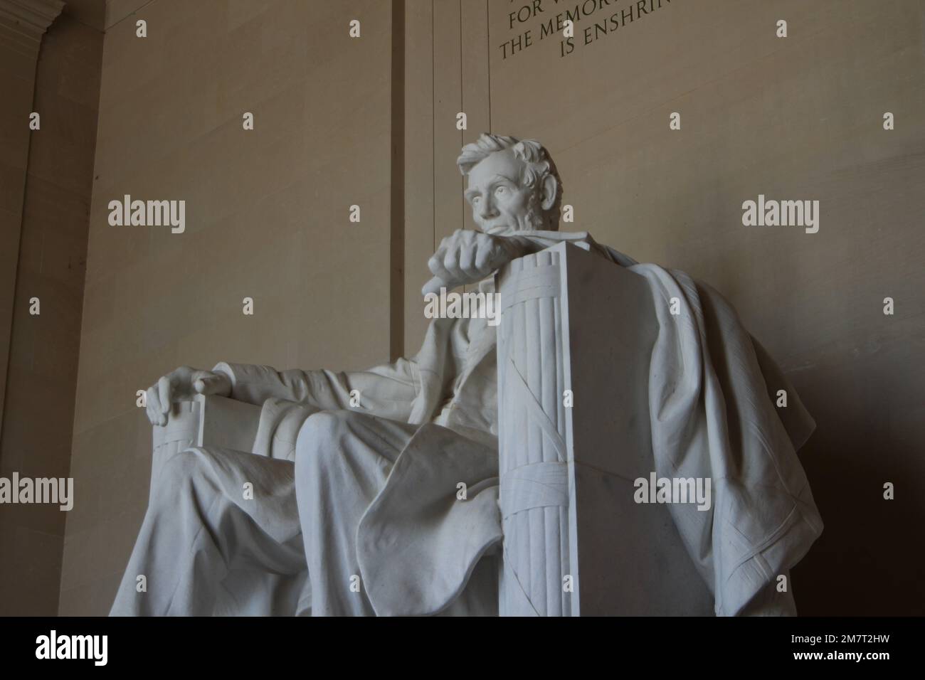 Abraham Lincoln Memorial National Parks Service Washington DC Stock Photo