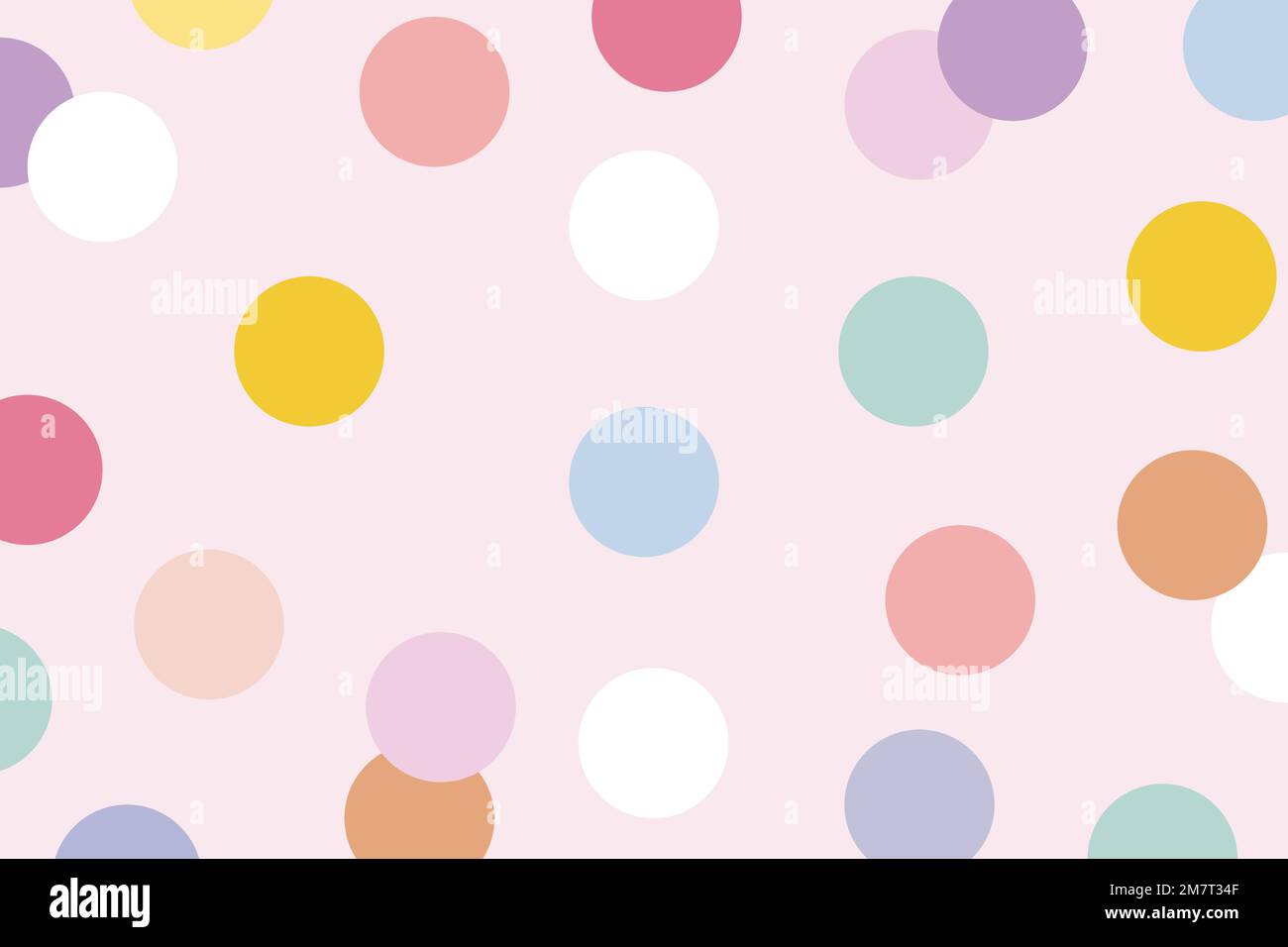 Cute background vector with polka dot pattern Stock Vector Image & Art ...