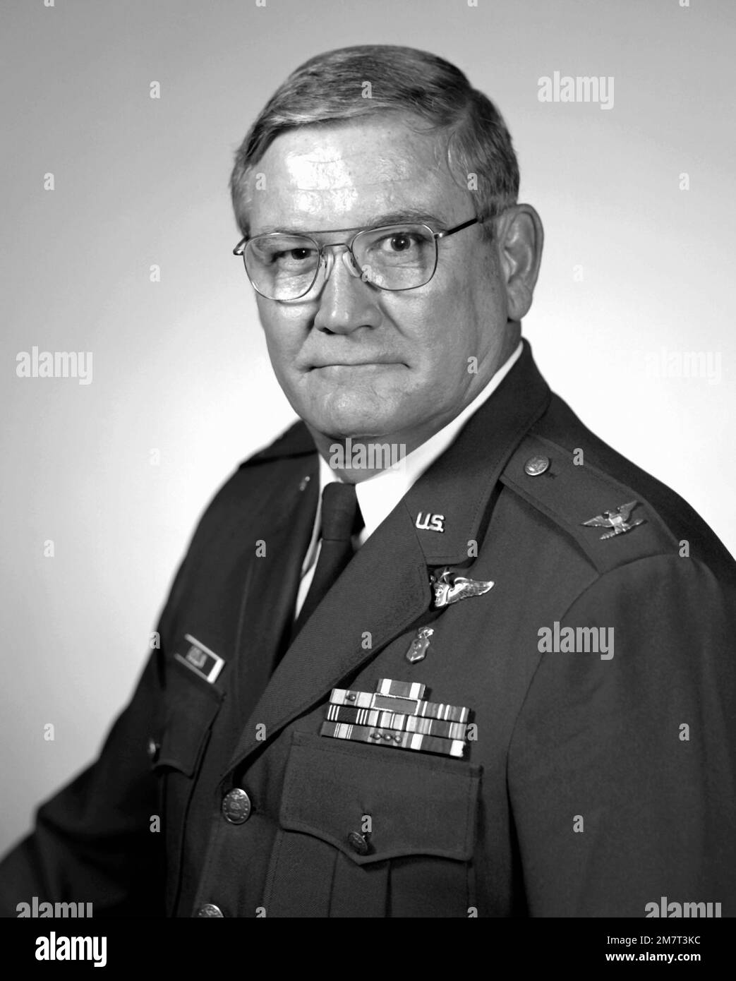 COL Frederick B. Goslin, USAF (uncovered). Country: Unknown Stock Photo ...