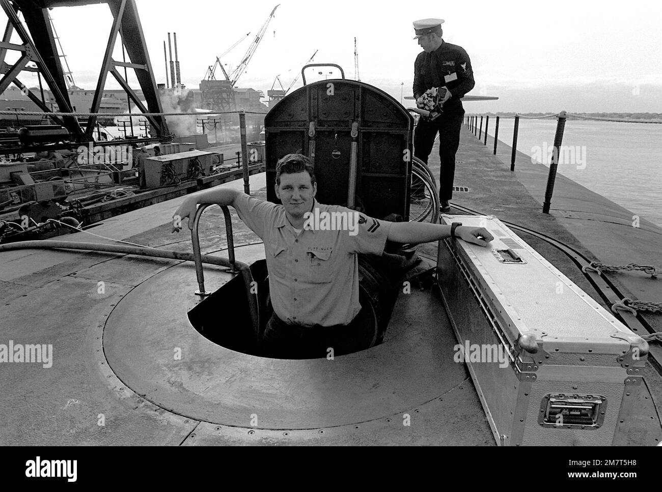 Class nuclear powered submarines Black and White Stock Photos & Images
