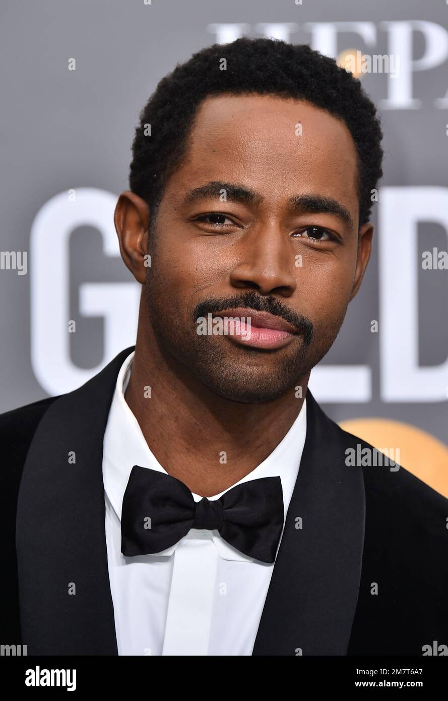 Jay Ellis arrives at the 80th annual Golden Globe Awards at the Beverly