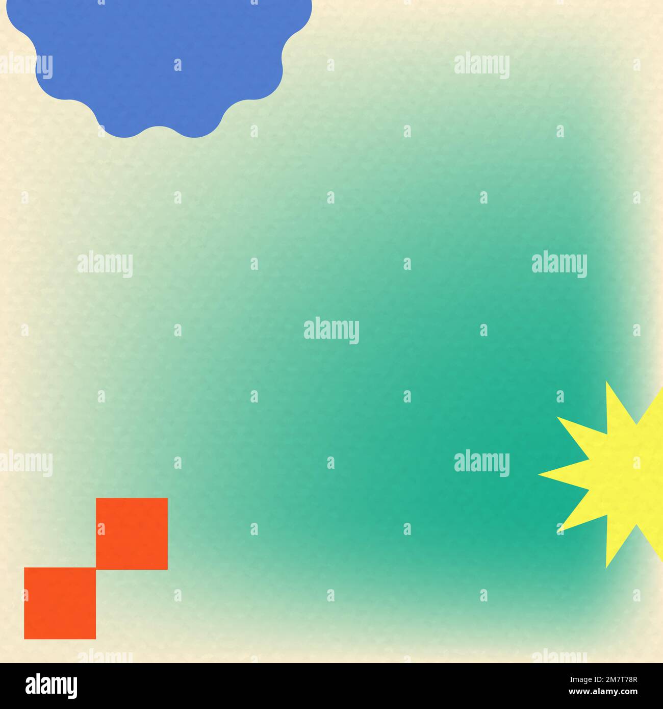Green gradient background vector in abstract memphis style with retro ...