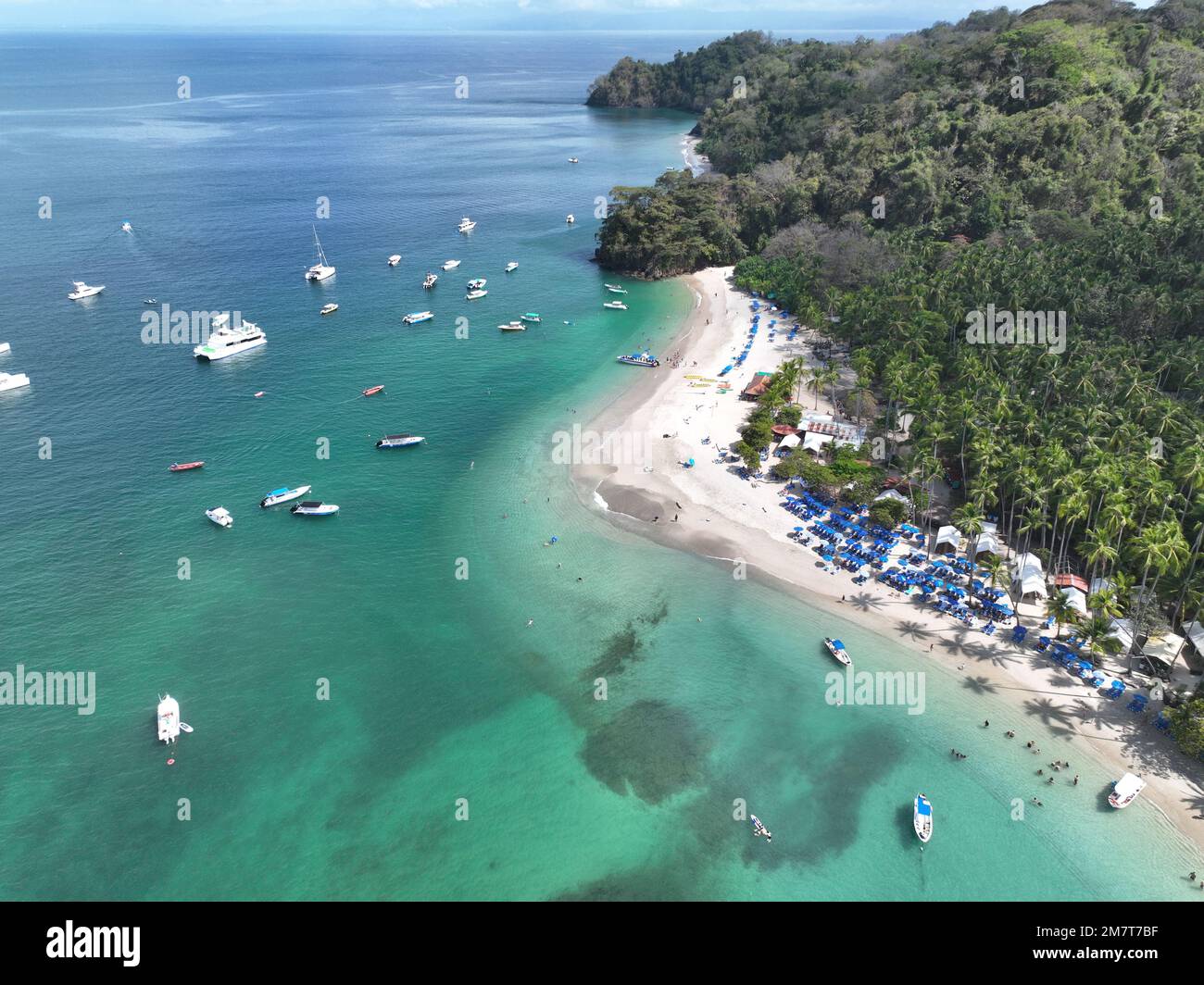 Tortuga Island (Isla Tortuga), Pacific Coast, Costa Rica Stock Photo