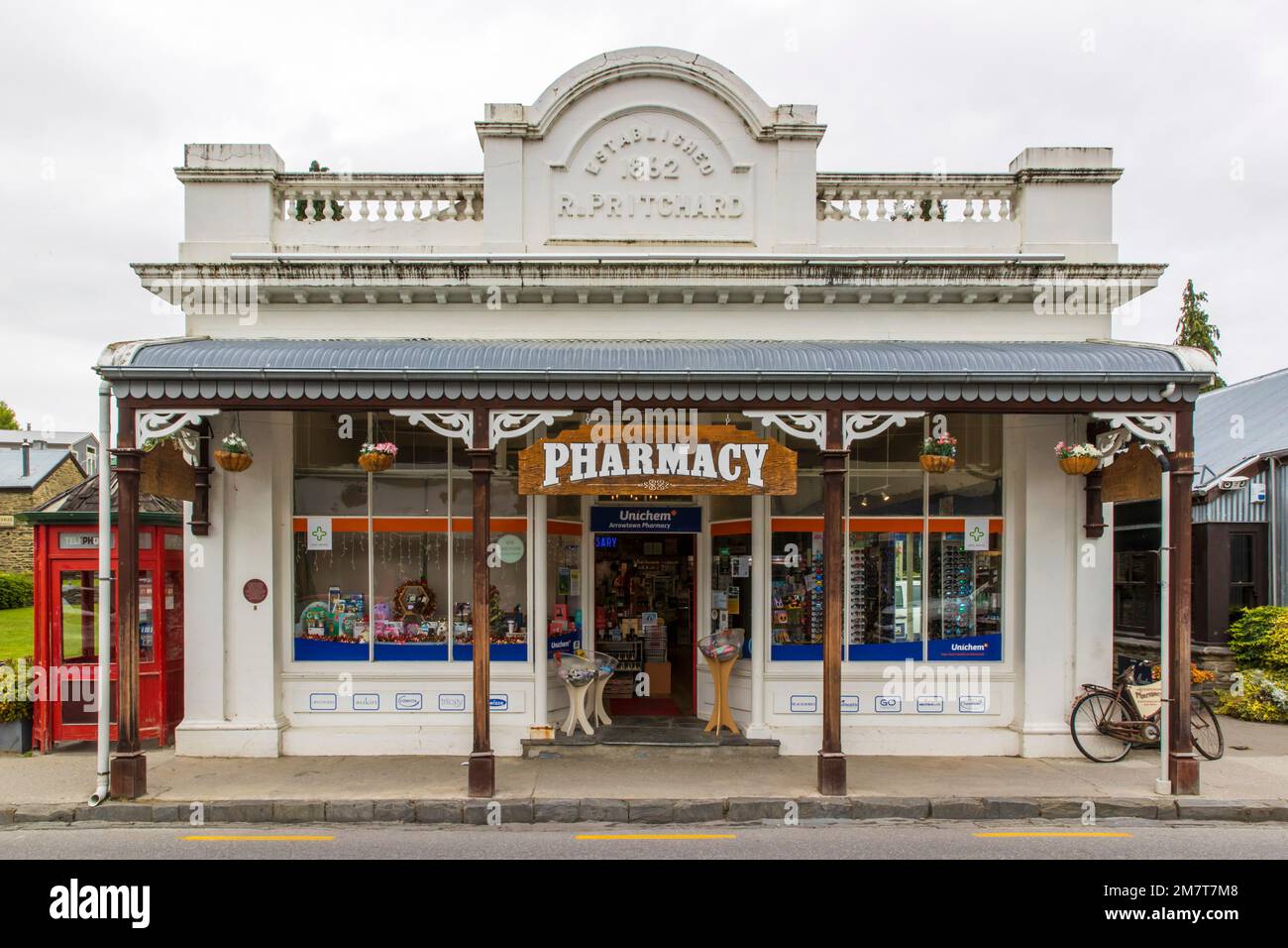 Pharmacy, 20 Buckingham Street, Arrowtown, New Zealand, Tuesday, December 27, 2022. Stock Photo