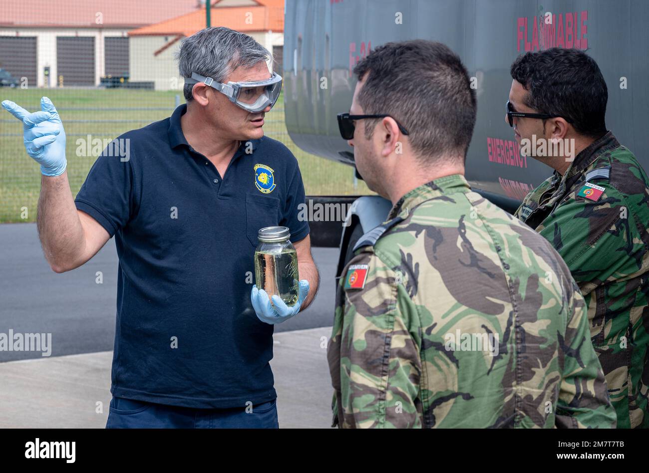 A U.S. Air Force civilian assigned to the 65th Logistics Readiness