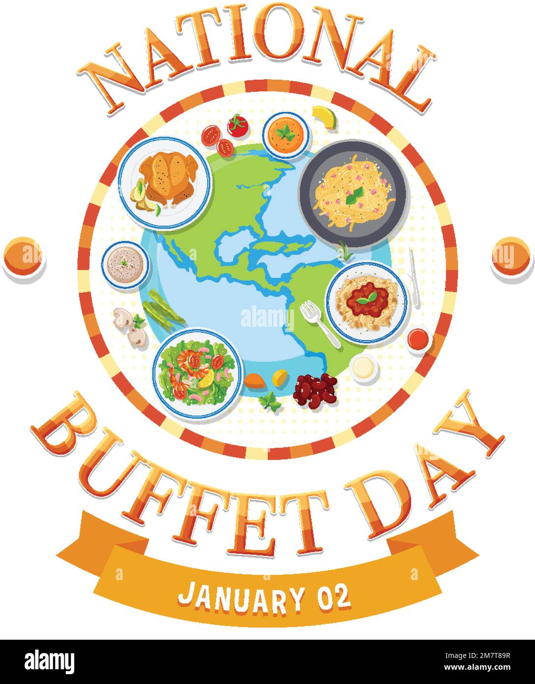 National Buffet Day icon illustration Stock Vector Image & Art - Alamy