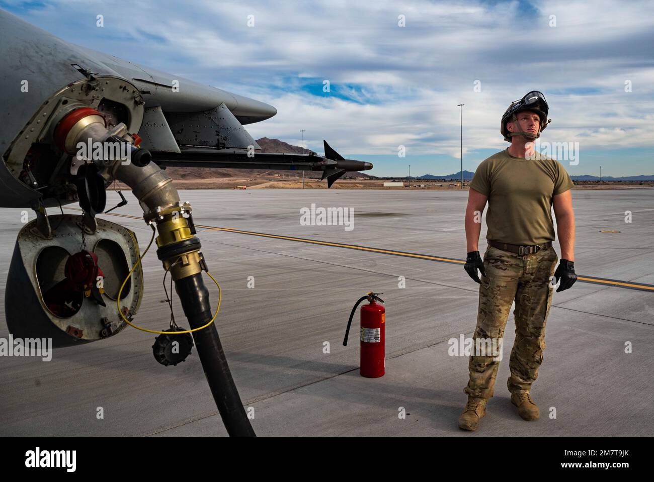 U.S. Air Force Staff Sgt. Daniel Watford, Forward Area Refueling Point