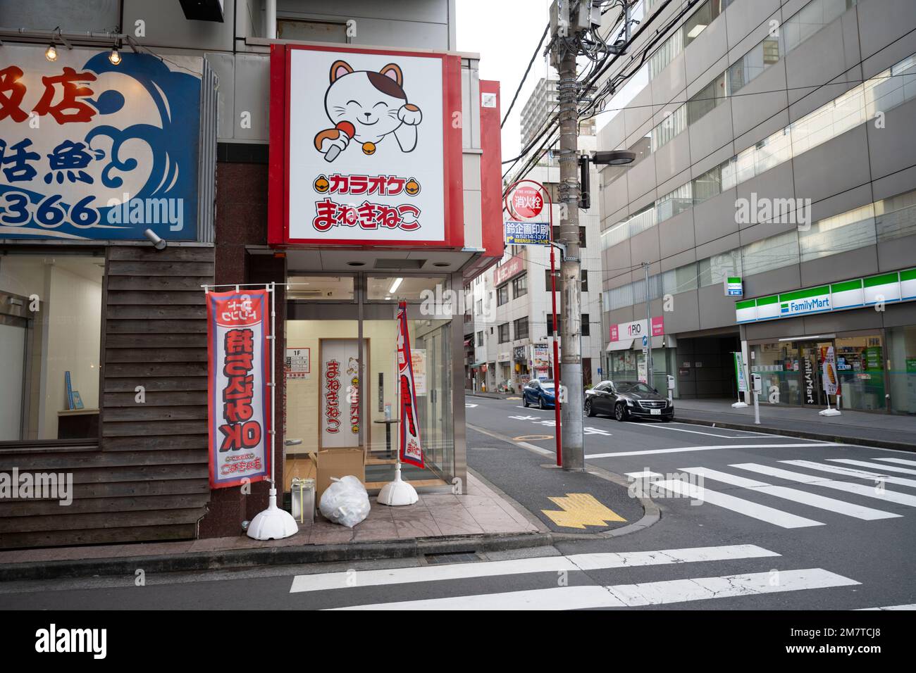 Tokyo, Japan. 6th Jan, 2023. A Manekineko karaoke chain location