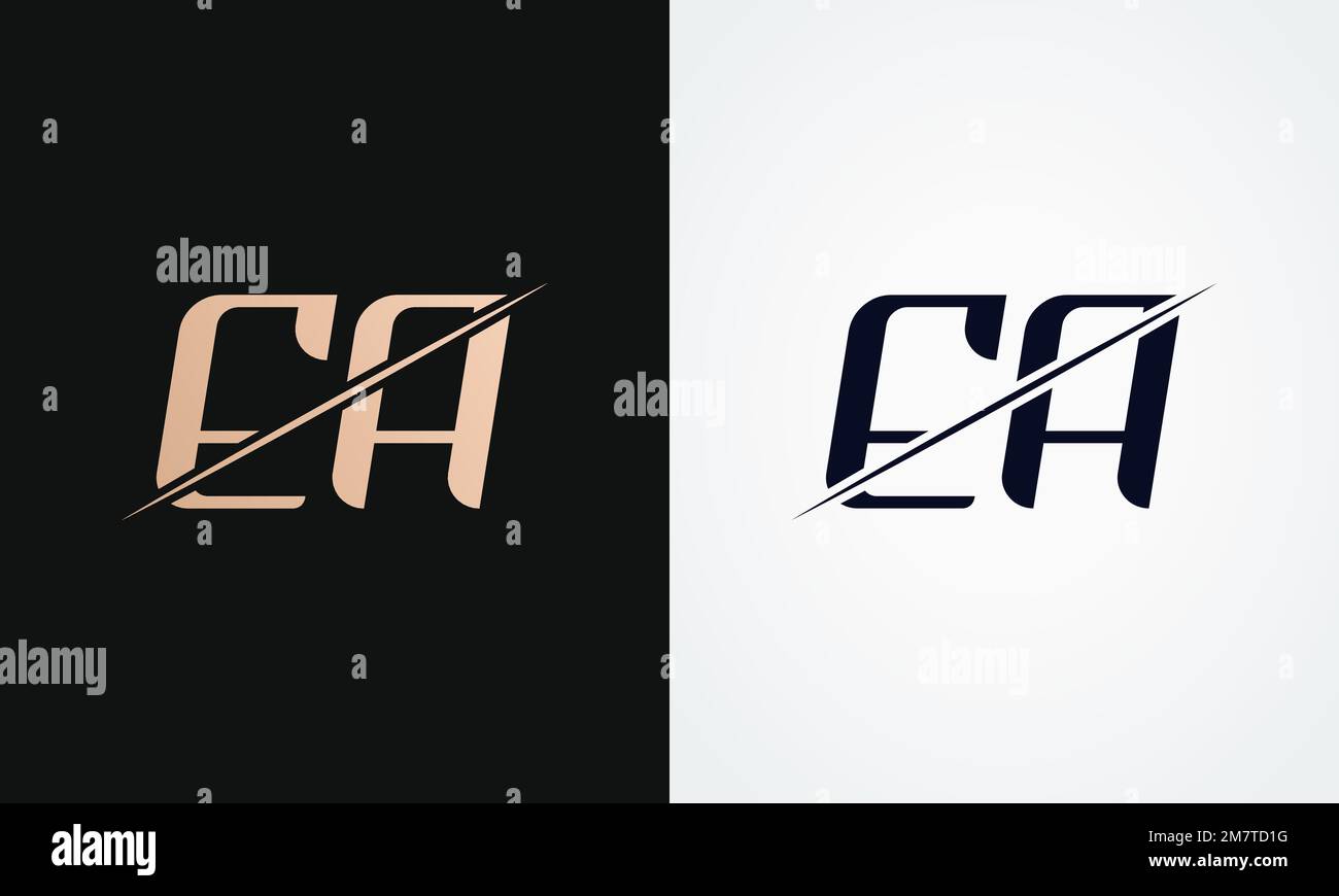 Ea Letter Logo Design Vector Template. Gold And Black Letter Ea Logo Ea Letter Logo Design Vector Template. Gold And Black Letter Ea Logo