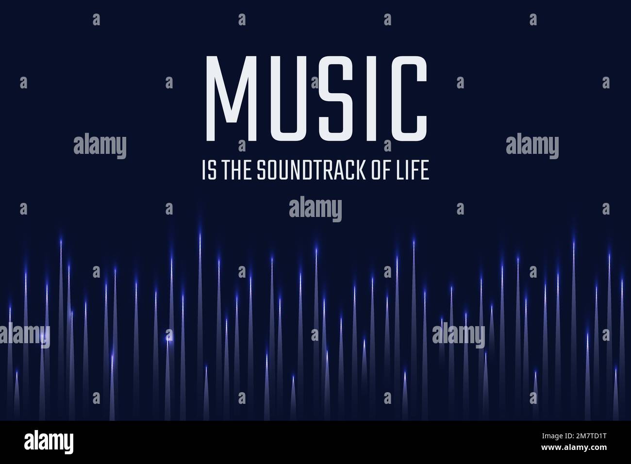 Music equalizer digital template vector entertainment tech ad banner