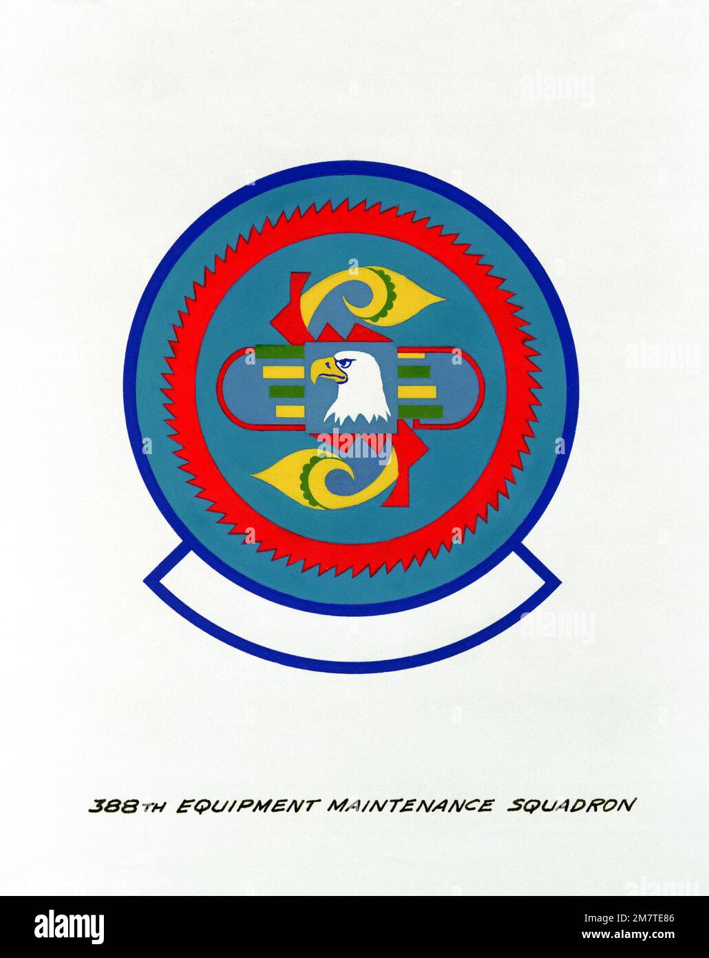 Approved insignia for: 388th Equipment Maintenance Squadron. Country ...