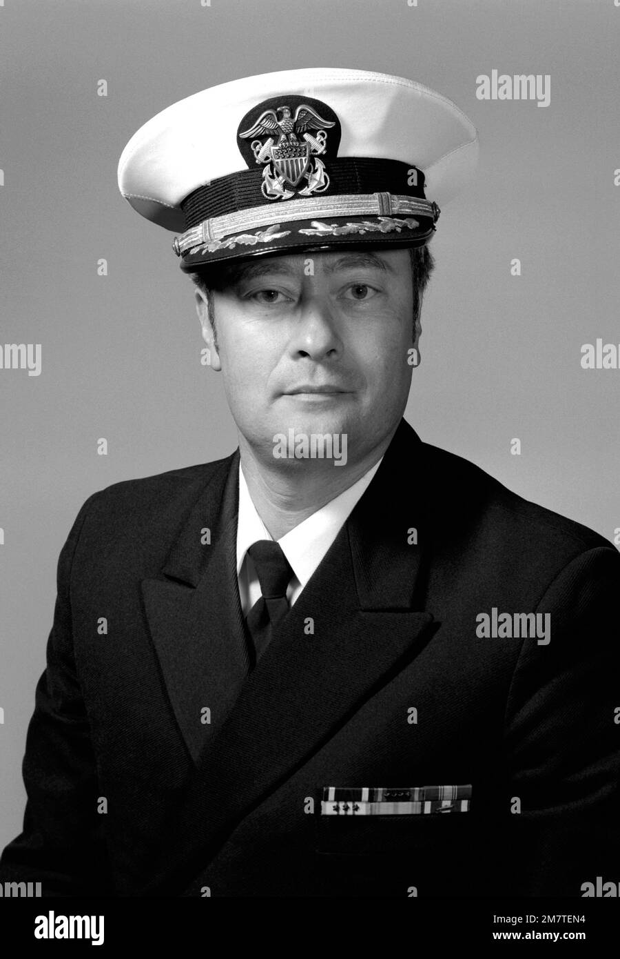 CDR Wayne R. Austin, USN (covered). Country: Unknown Stock Photo