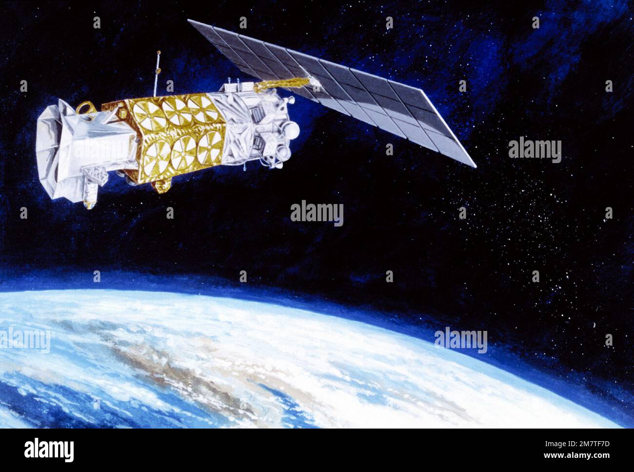 Artist's concept of the Defense Meteorological Satellite Program 5D2