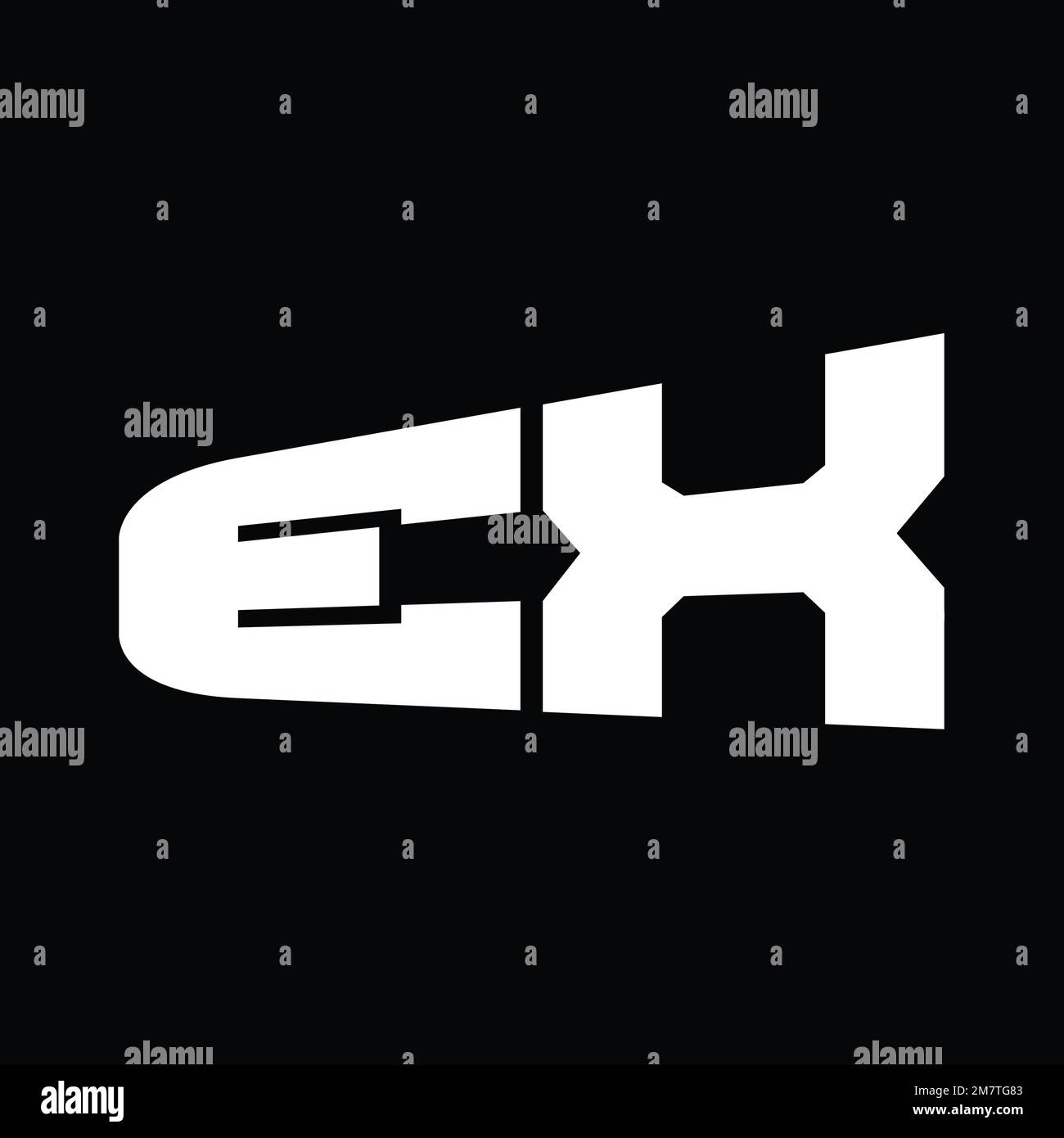 Logo monogram big alphabet vector images design template Stock Photo ...