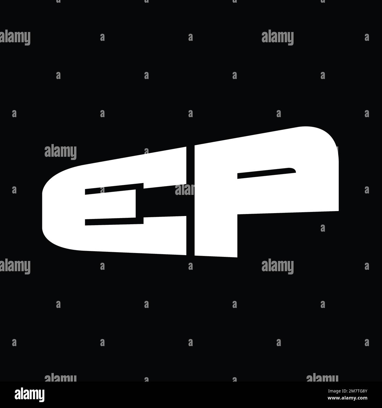 Logo monogram big alphabet vector images design template Stock Photo ...