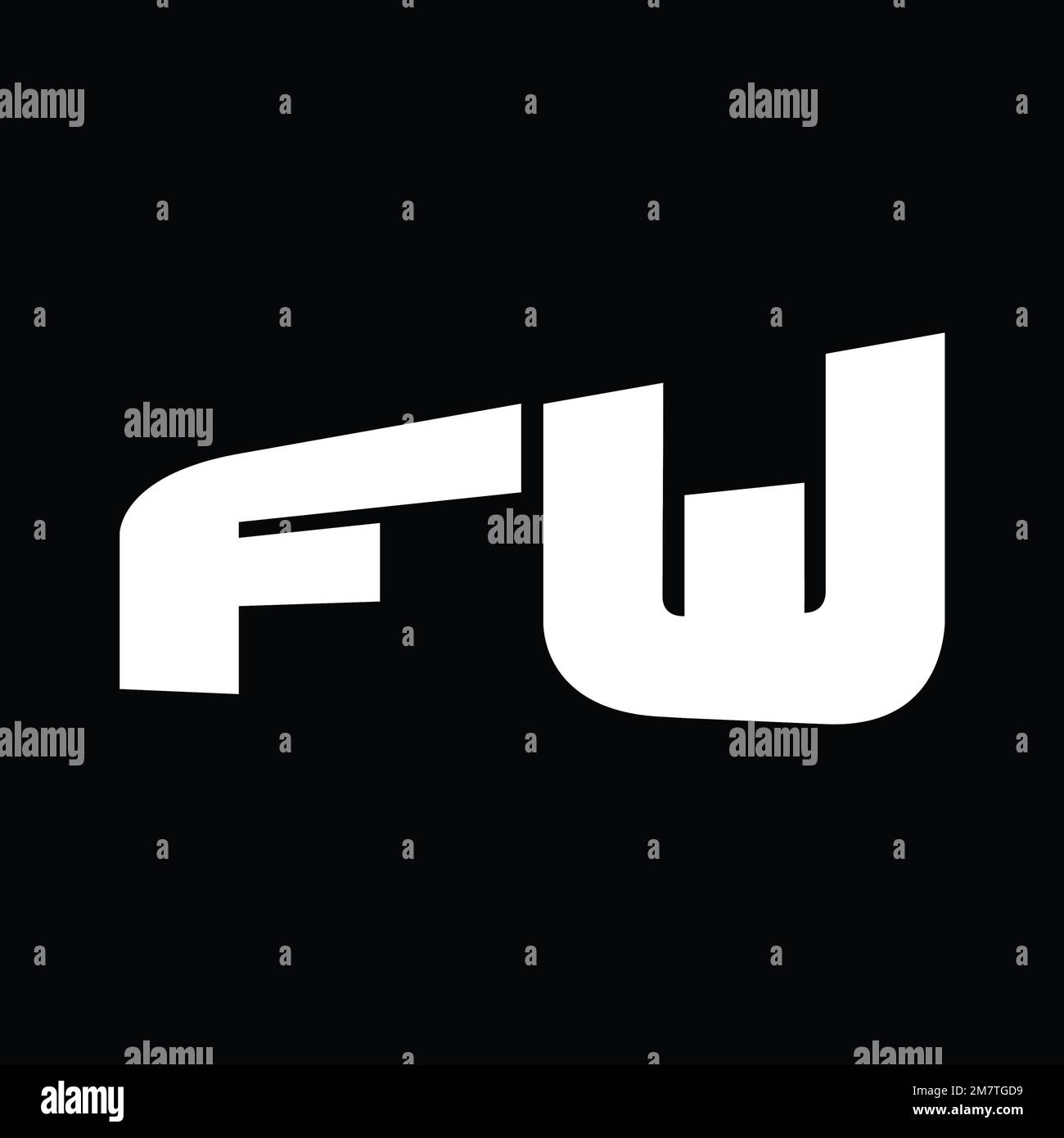 Logo monogram big alphabet vector images design template Stock Photo ...