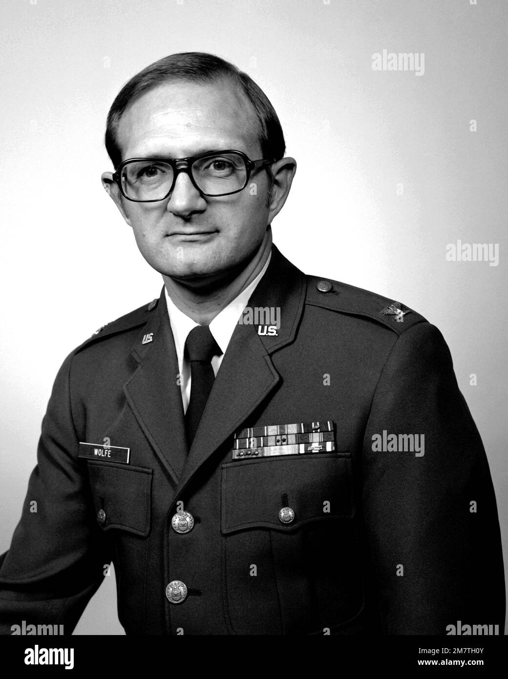 COL Wayne D. Wolfe, USAF (uncovered). Country: Unknown Stock Photo - Alamy