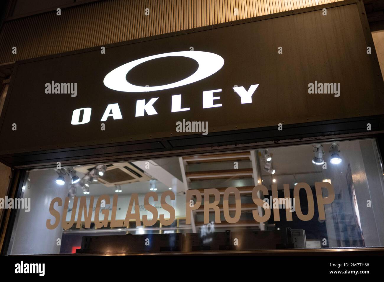 Tokyo, Japan. 6th Jan, 2023. An Oakley outlet store in Tokyo.Oakley is an  American sportswear brand, known for its sunglasses and other sport-related  products. The company was founded in 1975 by Jim