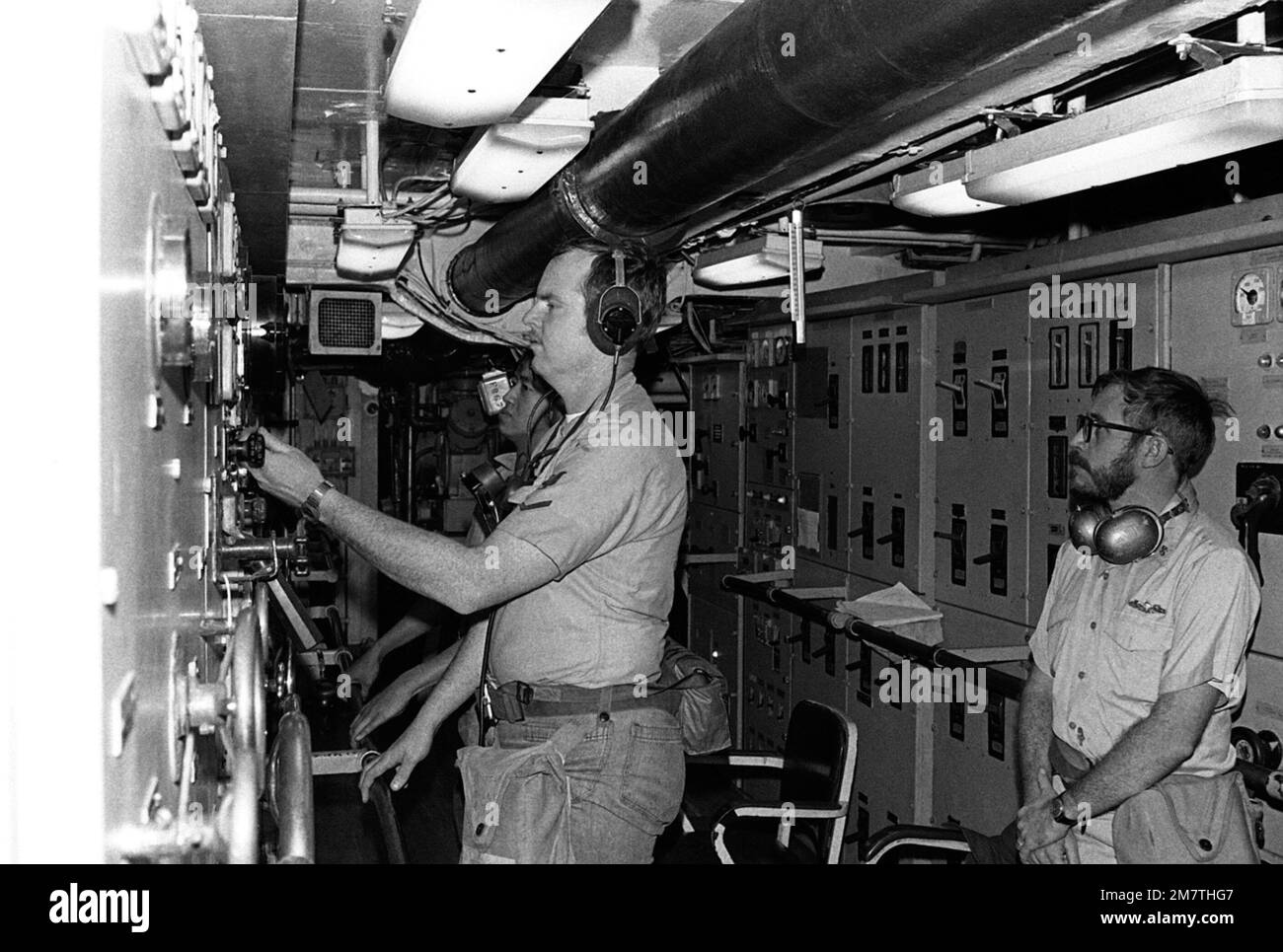 CHIEF Electrician's Mate (EMC) Robert Gordon, left, EM3 Jackson