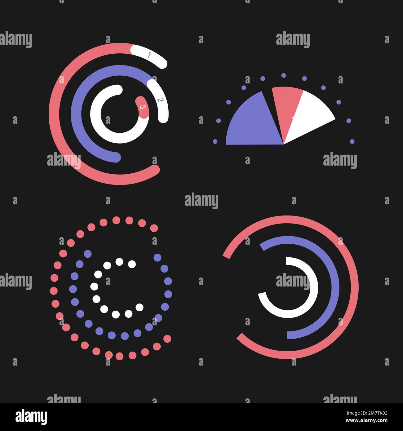 Infographic design chart vector collection Stock Vector Image & Art - Alamy