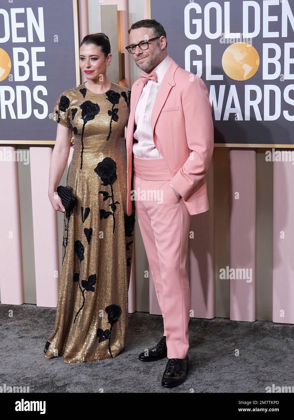 Los Angeles, USA. 10th Jan, 2023. Lauren Miller and Seth Rogen arrive