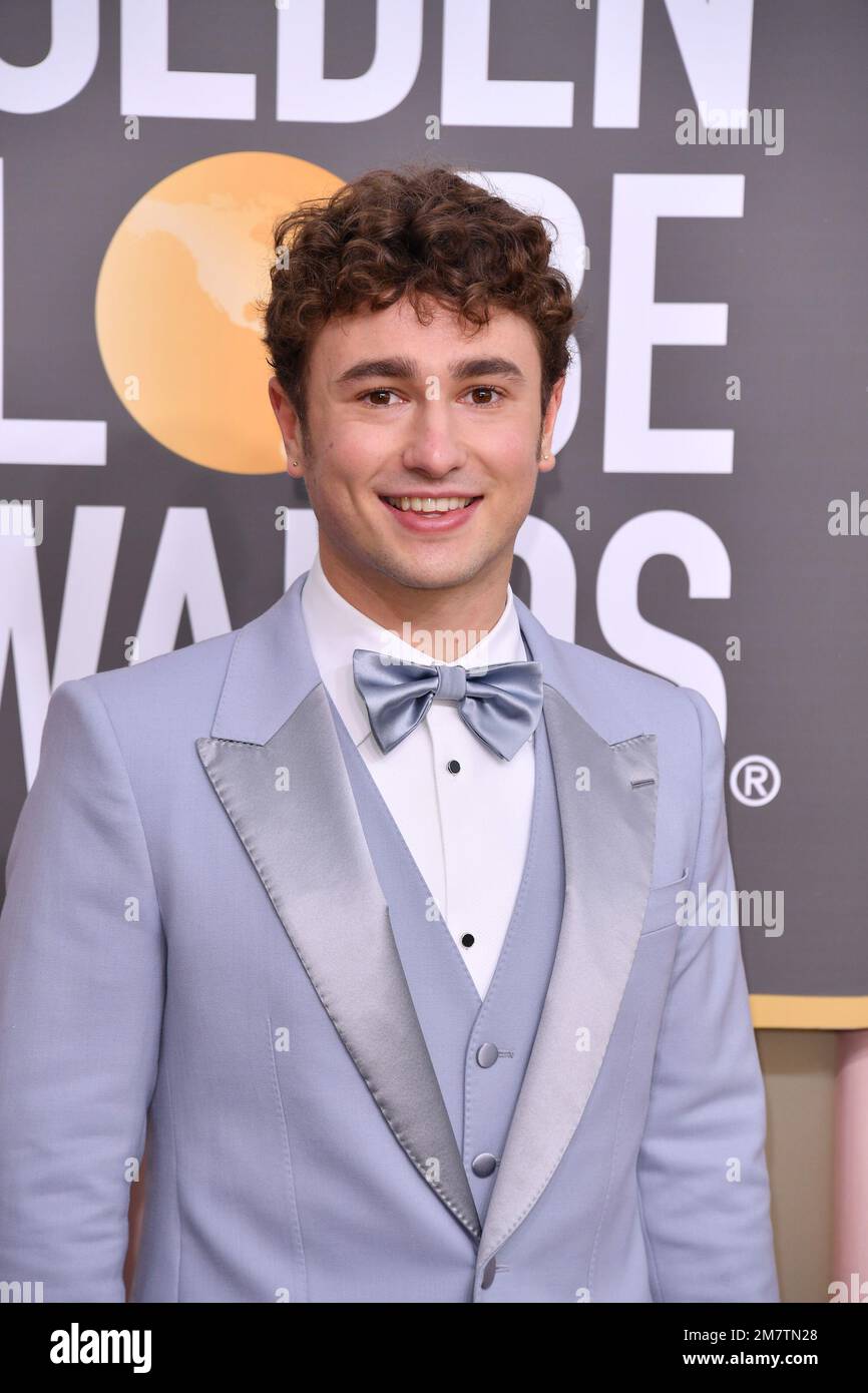 Gabriel LaBelle attends the 80th Annual Golden Globe Awards, Arrivals held  at The Beverly Hilton in Los Angeles on Jan 10, 2023. THE CANADIAN  PRESS/George Pimentel Stock Photo - Alamy