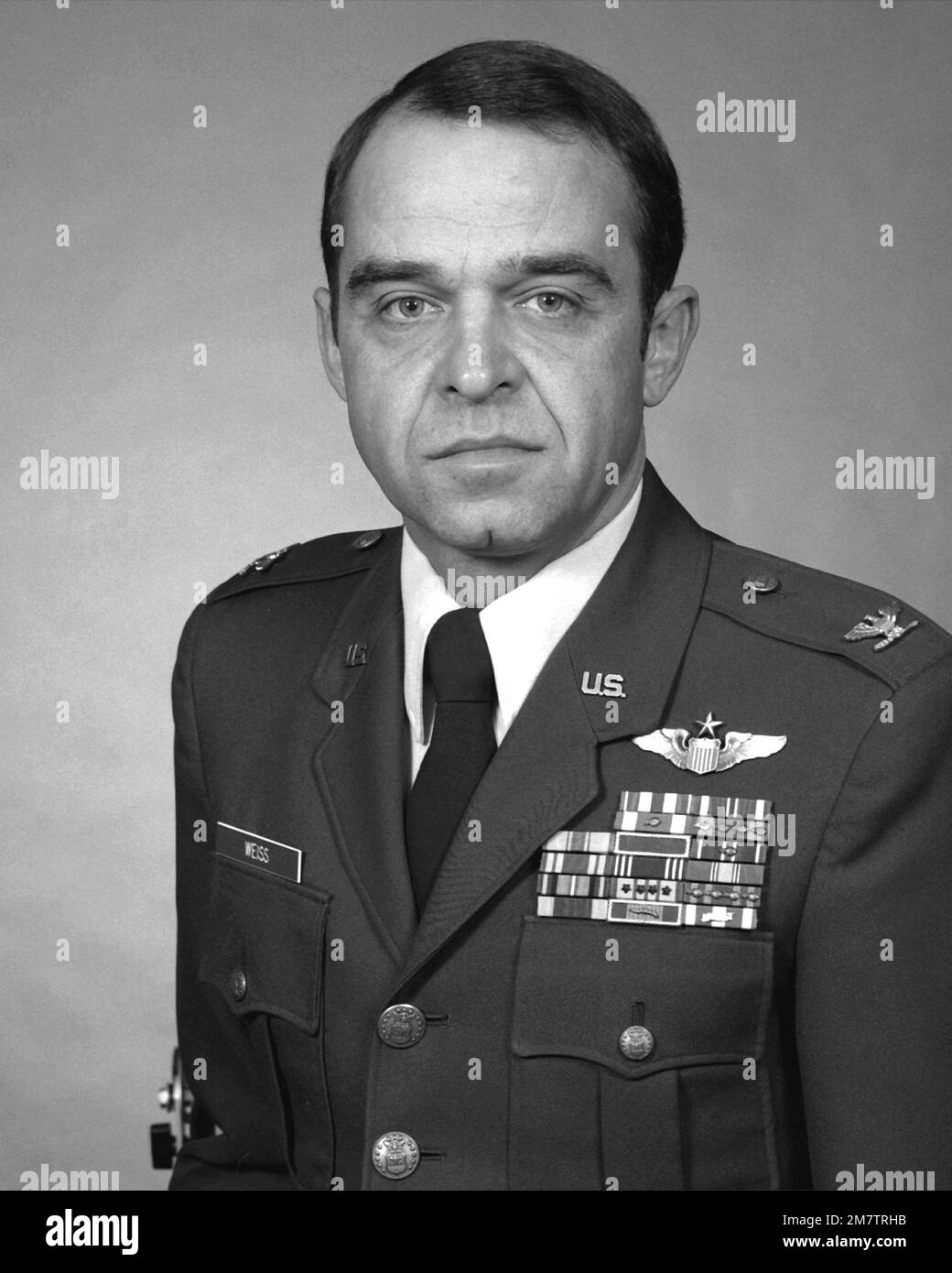 COL Jerold L. Weiss, USAF (uncovered). Country: Unknown Stock Photo